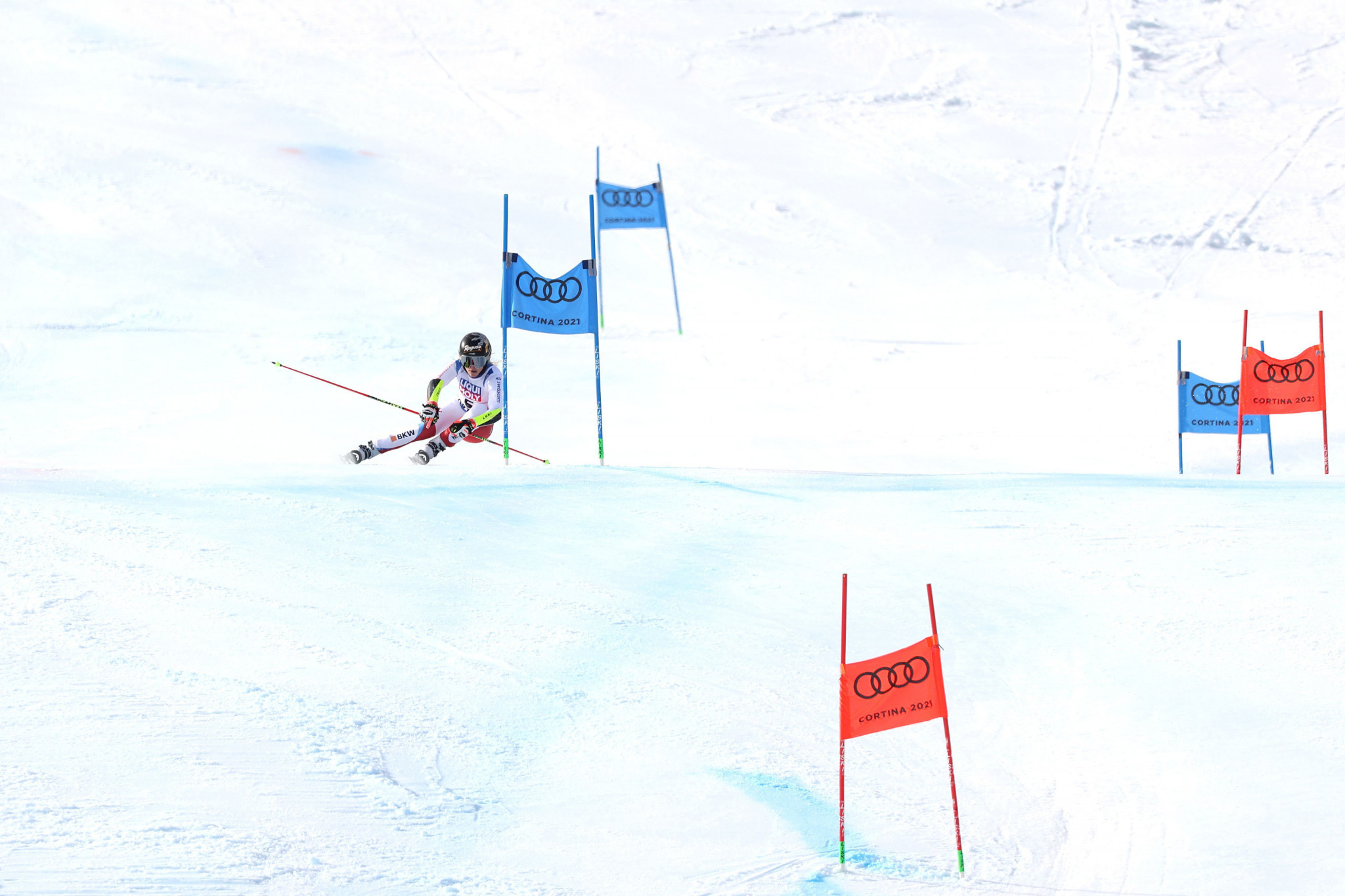 Slalom: Alpine World Ski Championships, Lara Gut-Behrami, Race on skis around obstacles. 2050x1370 HD Background.