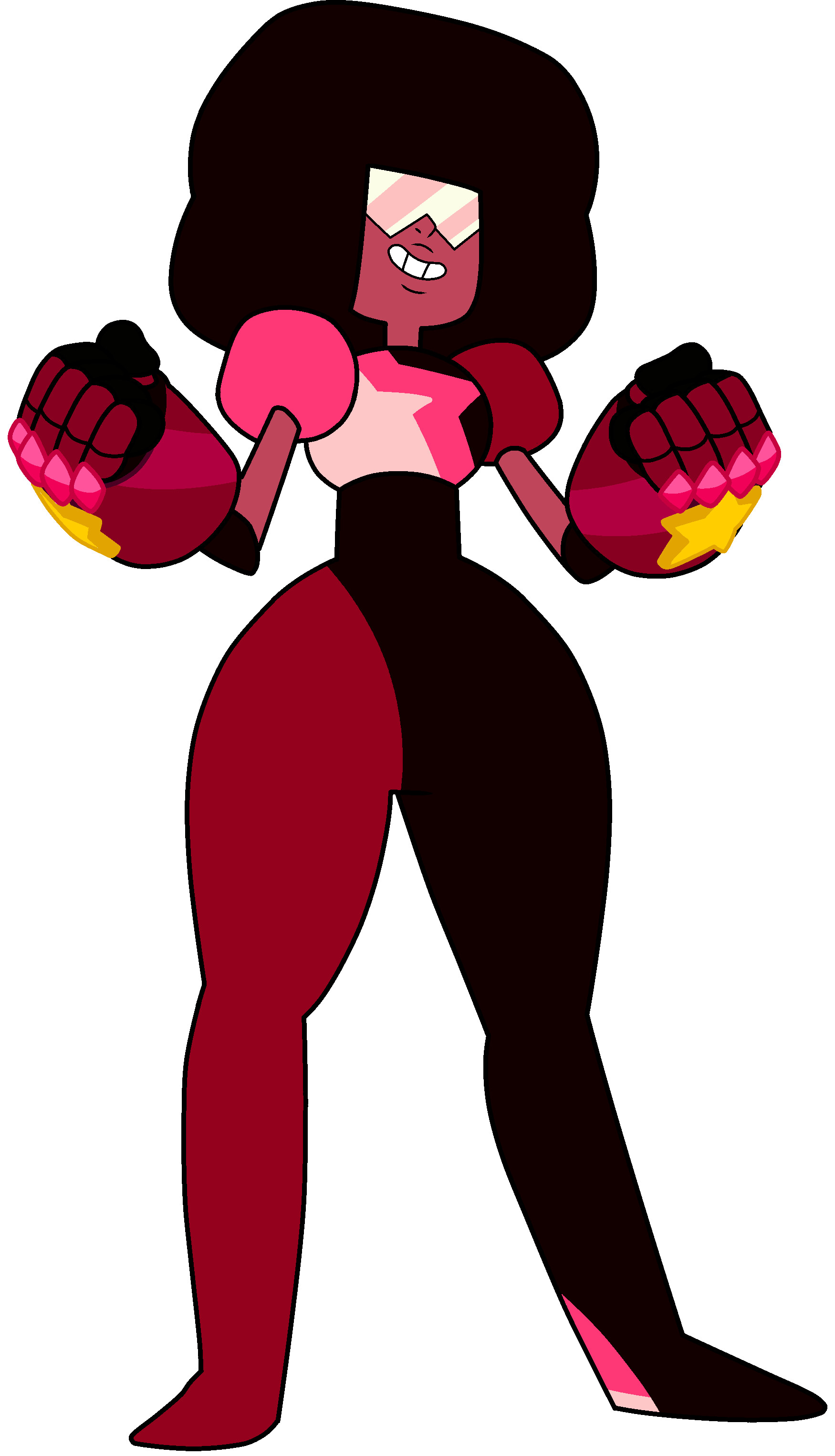 Garnet (Steven Universe): Ruby and Sapphire, Voiced by Estelle, The de facto leader of the Crystal Gems, Cartoon. 1750x3050 HD Background.