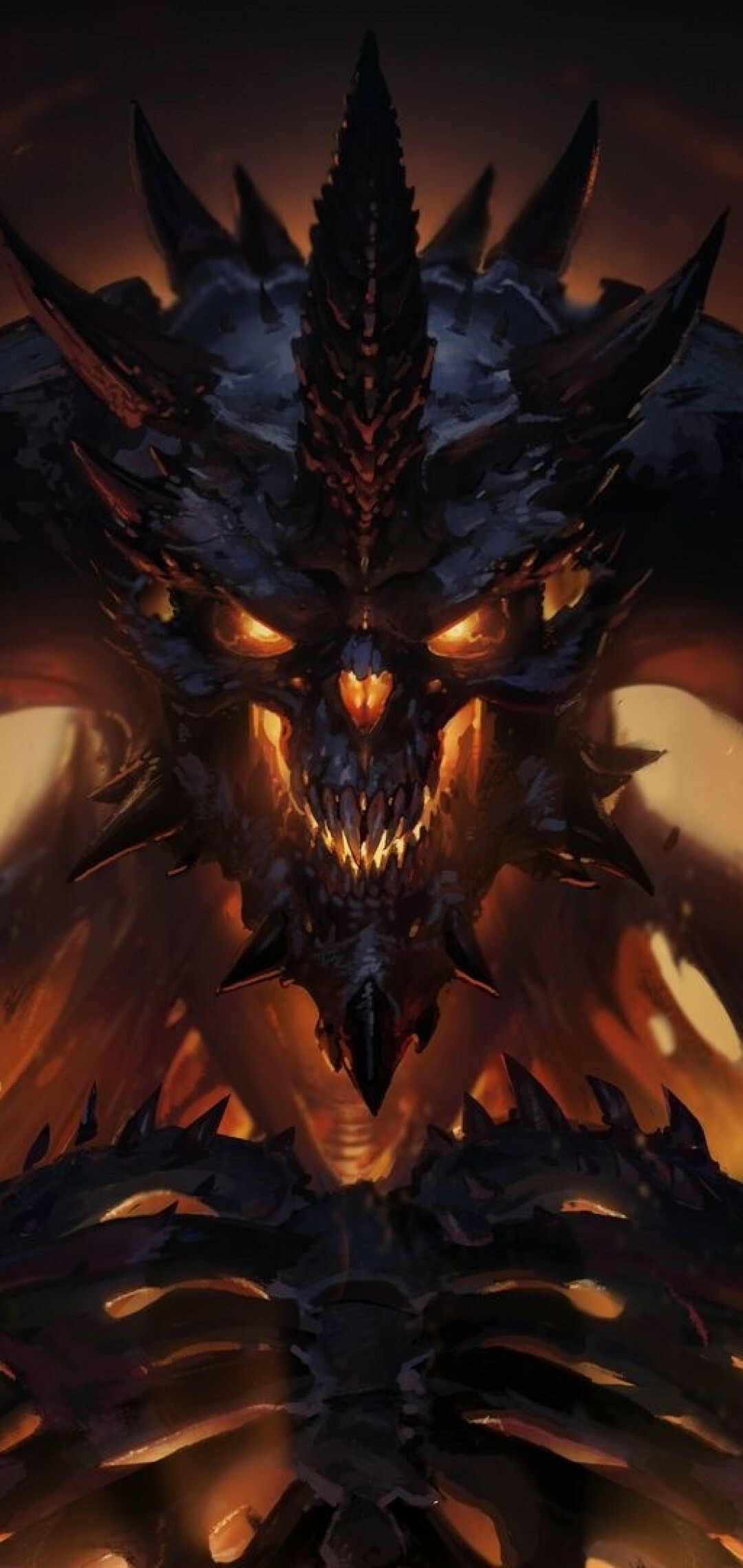 Diablo: The gameplay loop for the game series relies on a constant search for better weapons and armor, known as loot. 1080x2280 HD Wallpaper.