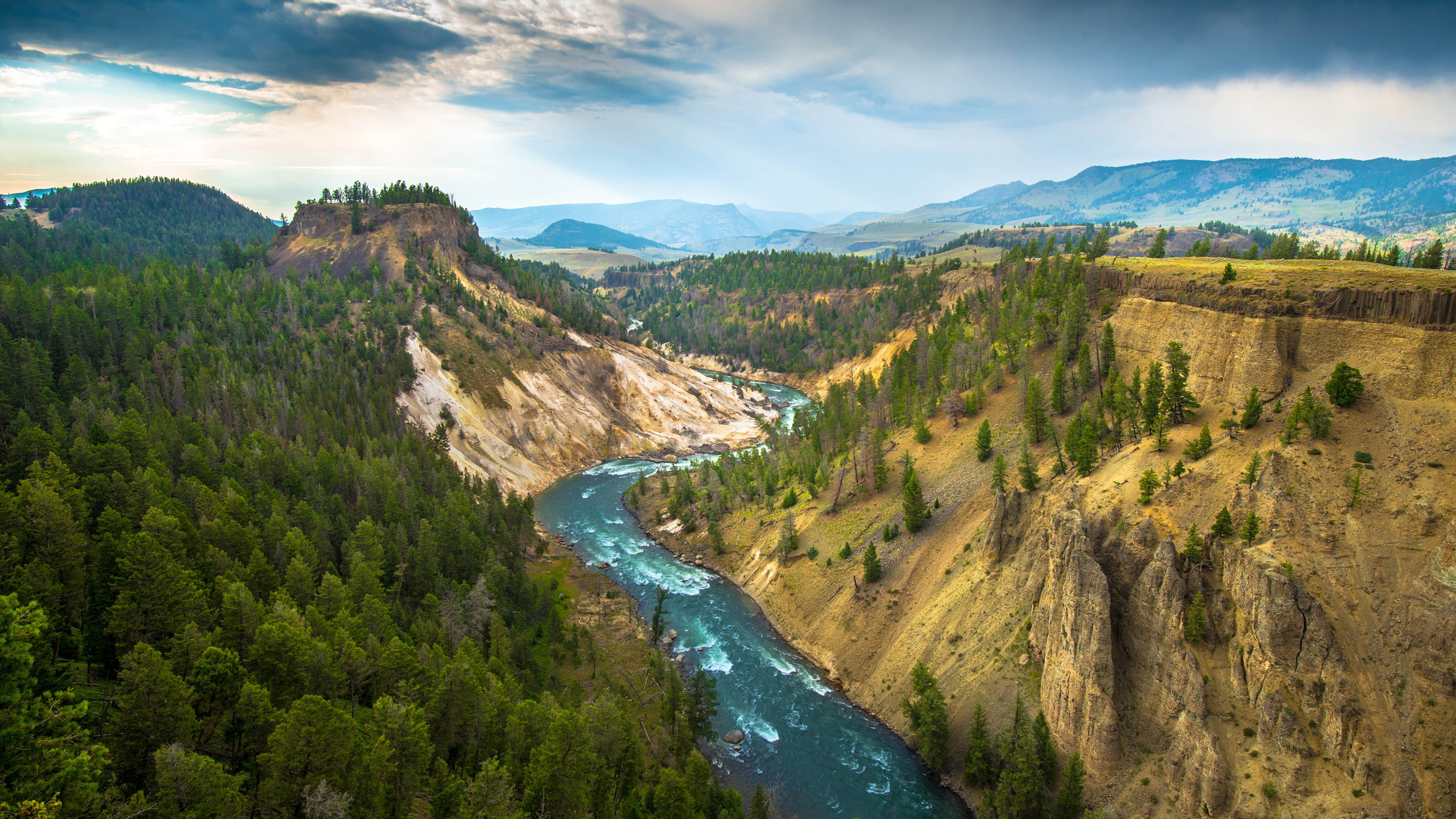 Yellowstone National Park, Travels, Background images, Stmednet, 3840x2160 4K Desktop