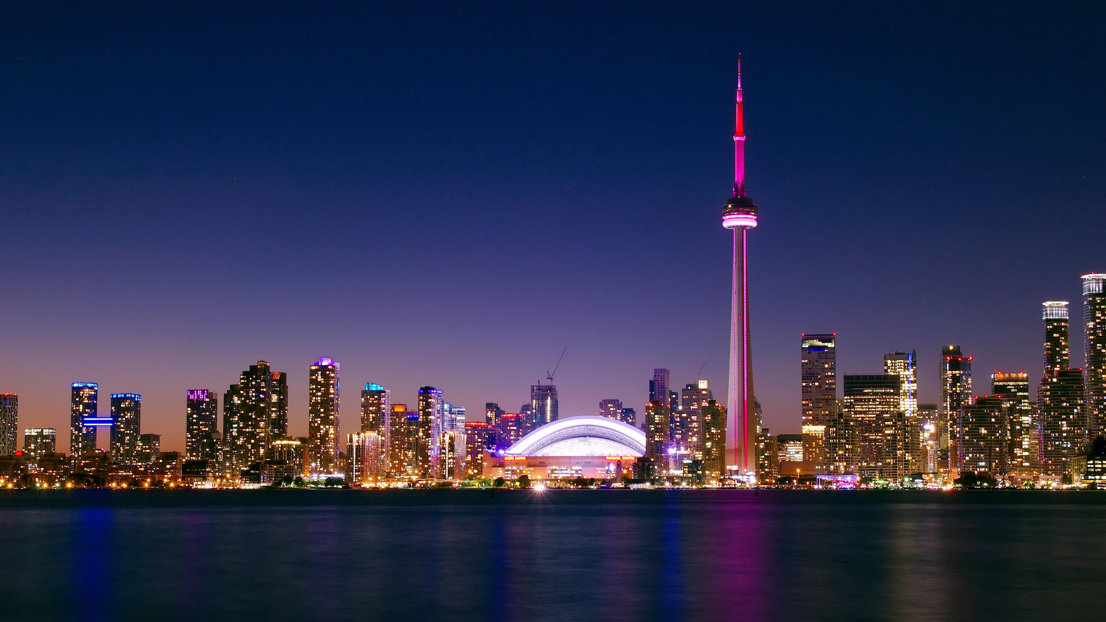 Toronto skyline, Buildings architecture city, 3840x2160 4K Desktop