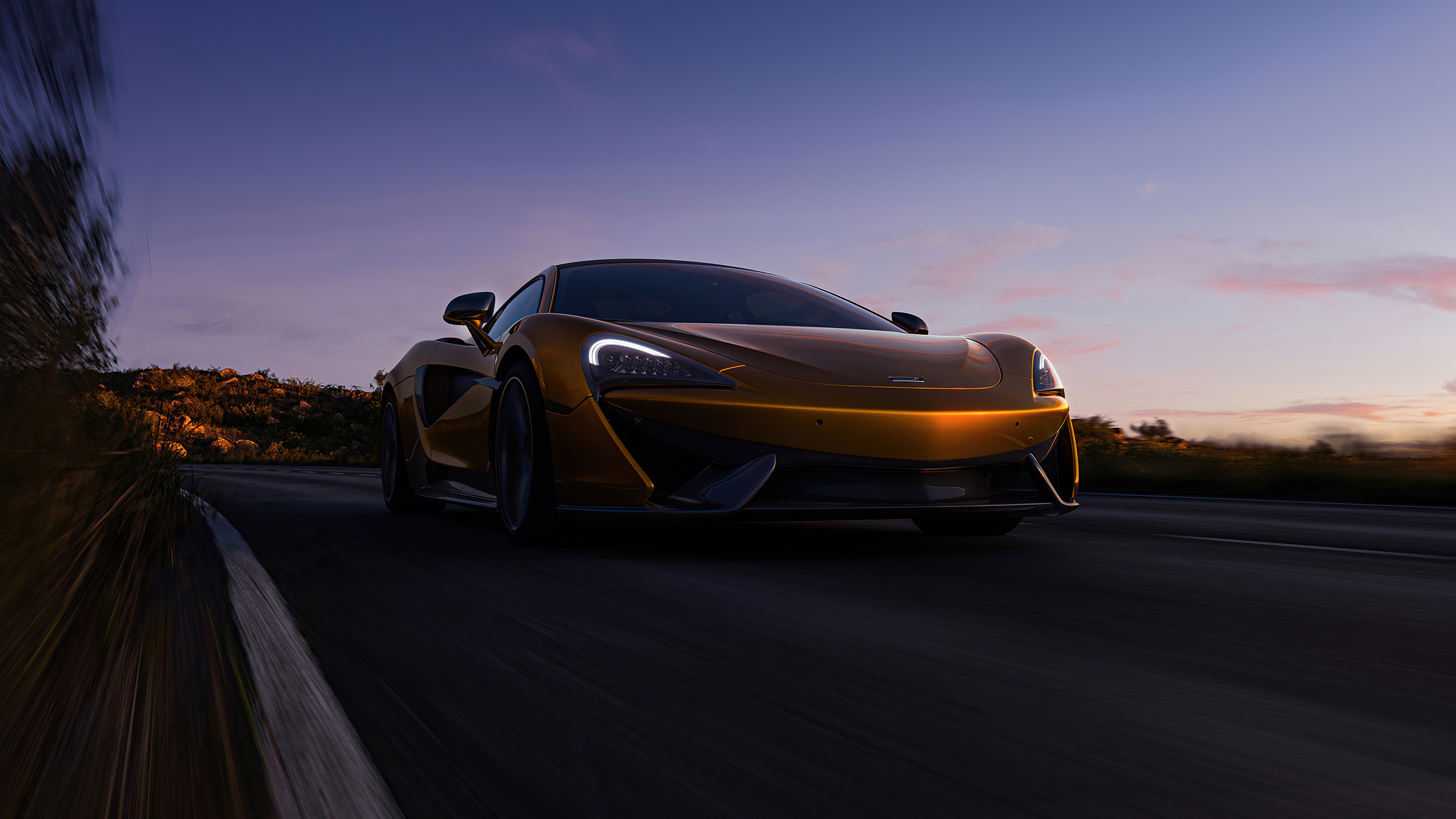 McLaren 570S, CGI, HD wallpapers, Images, 3840x2160 4K Desktop