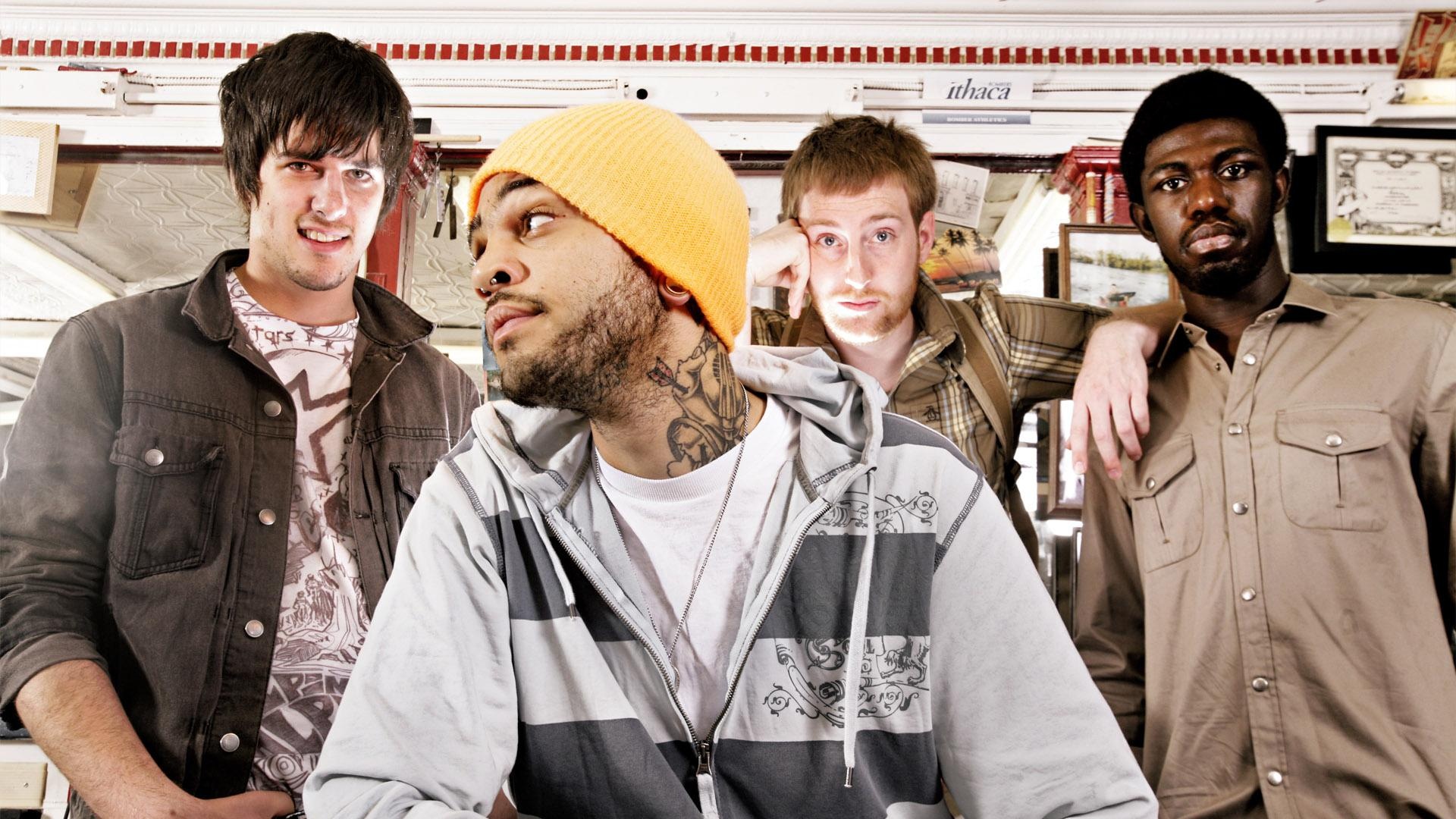 Gym Class Heroes wallpapers, Impressive visuals, Striking backgrounds, Music-themed imagery, 1920x1080 Full HD Desktop