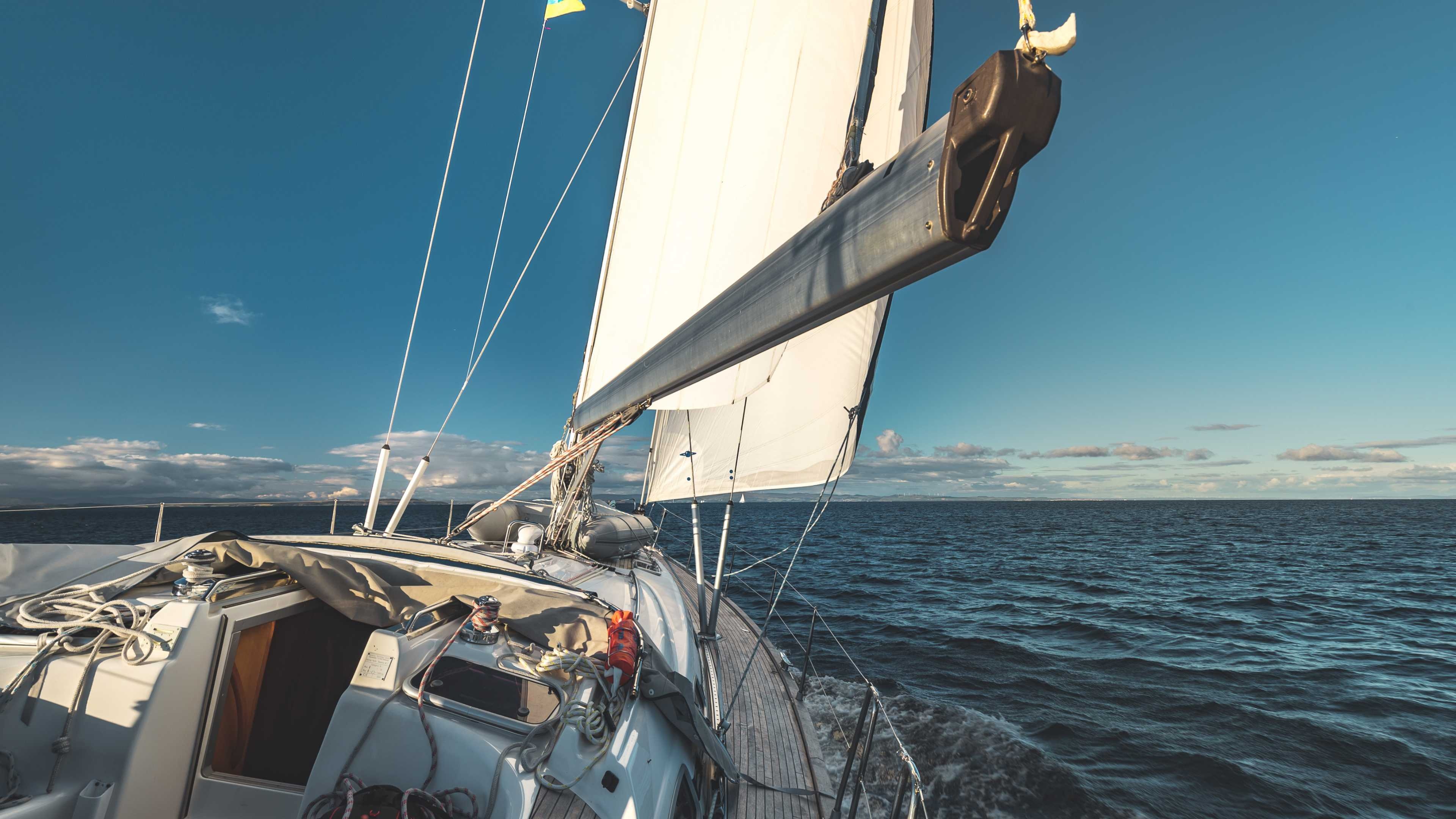 Yacht Racing: Science Behind Sailing, Sailboats competition, A sailing sport. 3840x2160 4K Wallpaper.