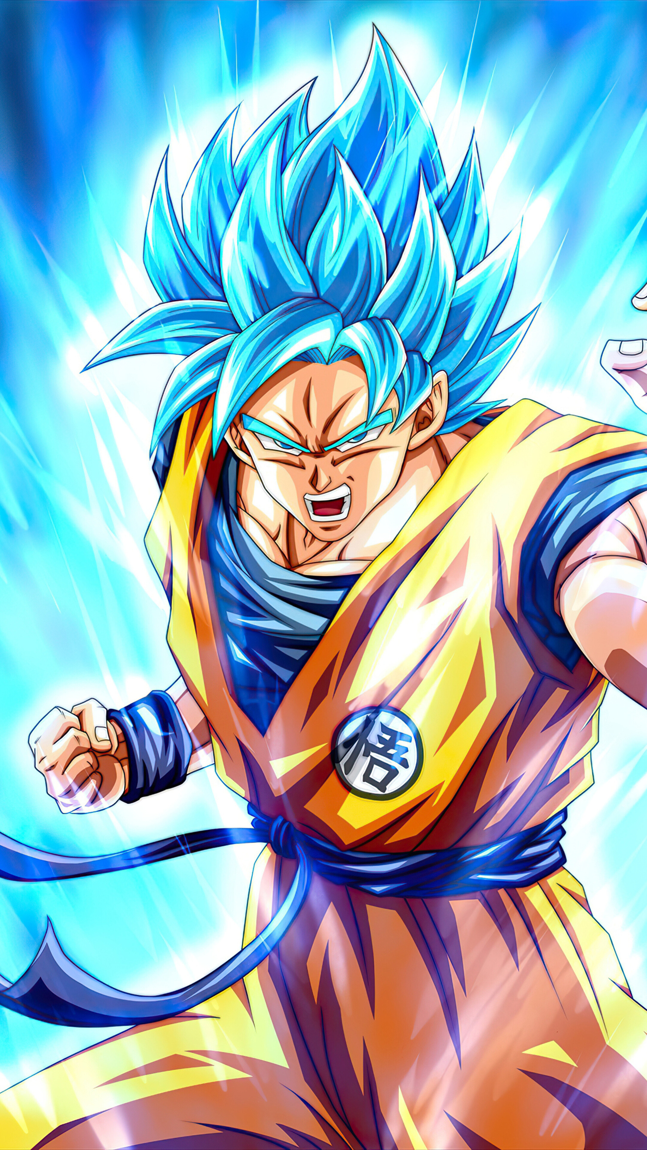 Goku: Dragon Ball, Son Goku, The ultimate transformation of the Saiyan race. 2160x3840 4K Background.
