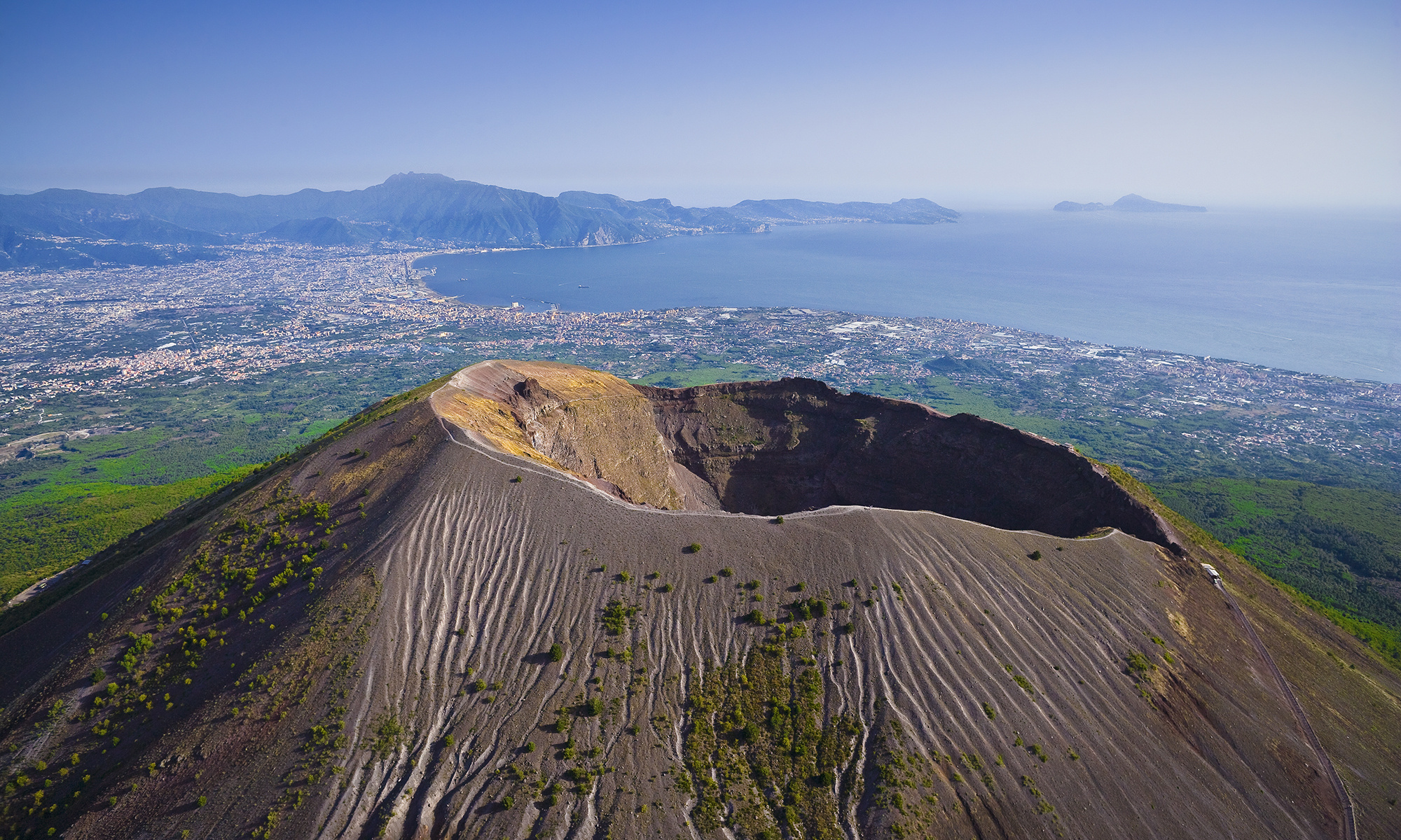 Mount Vesuvius, Pompei, Volcano, Travel, 2000x1200 HD Desktop