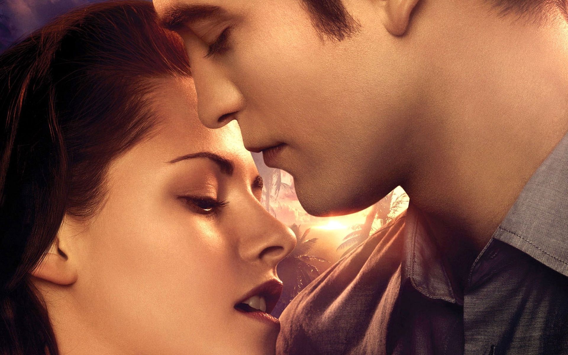 Edward Cullen, Bella Swan, Twilight kiss, Twilight love, 1920x1200 HD Desktop