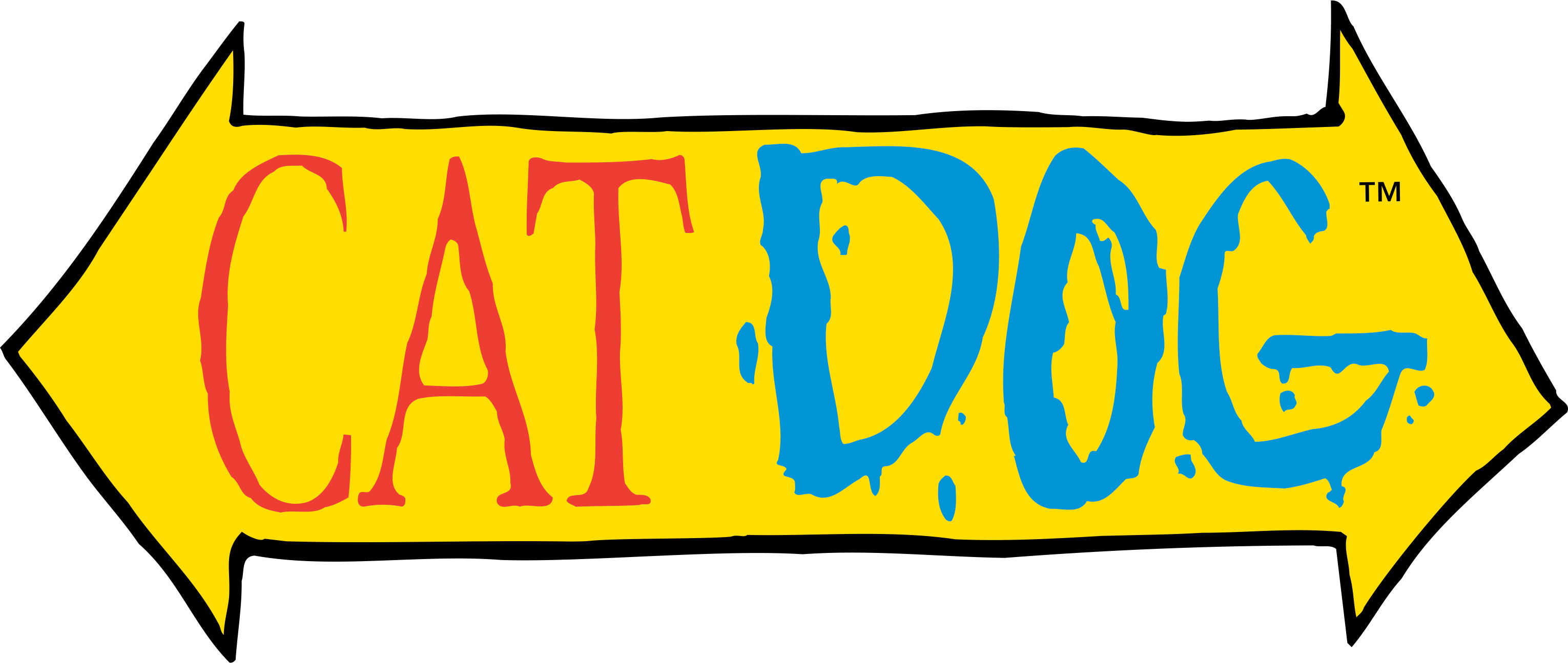 CatDog, Cartoon series, Animation, The Movie Database TMDB, 3060x1300 Dual Screen Desktop