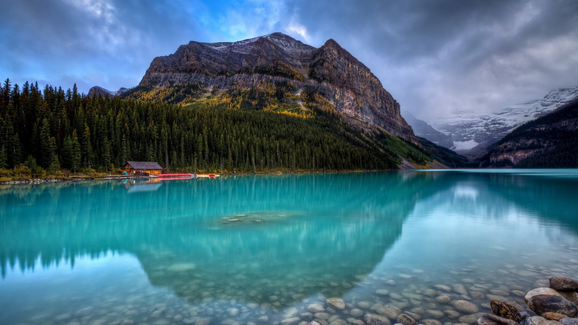 Banff National Park, Lake Louise, Canadian beauty, Wallpaper HD, 1920x1080 Full HD Desktop