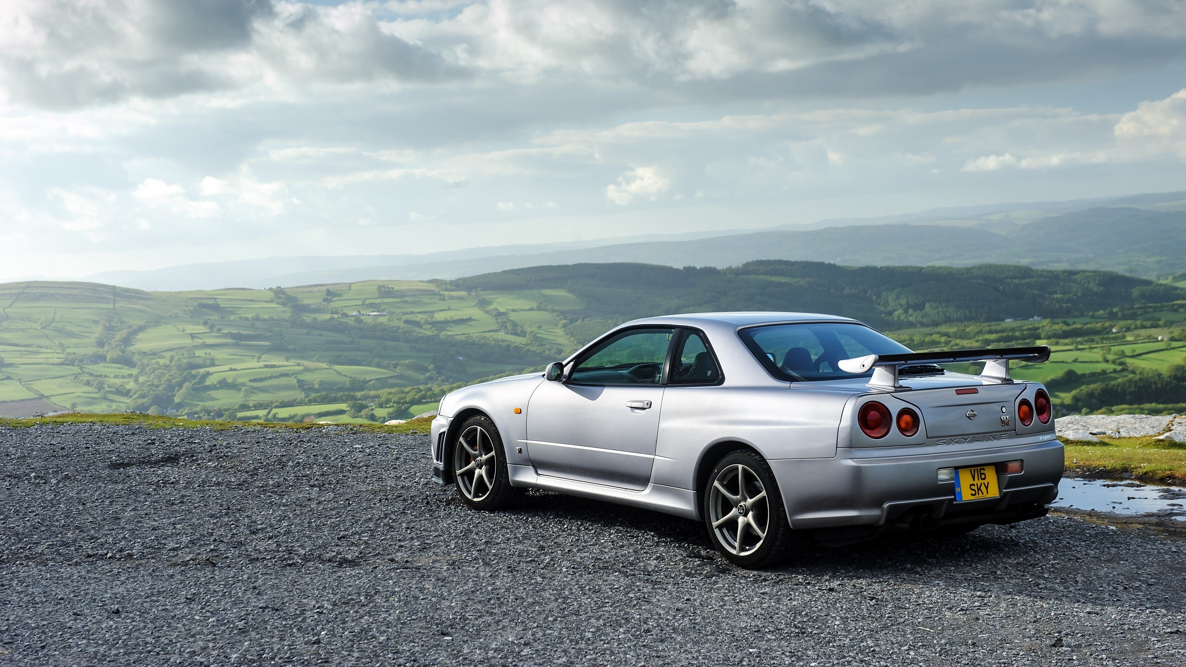 GTR Skyline, Ultra HD wallpaper, Automotive perfection, Striking visuals, 3840x2160 4K Desktop