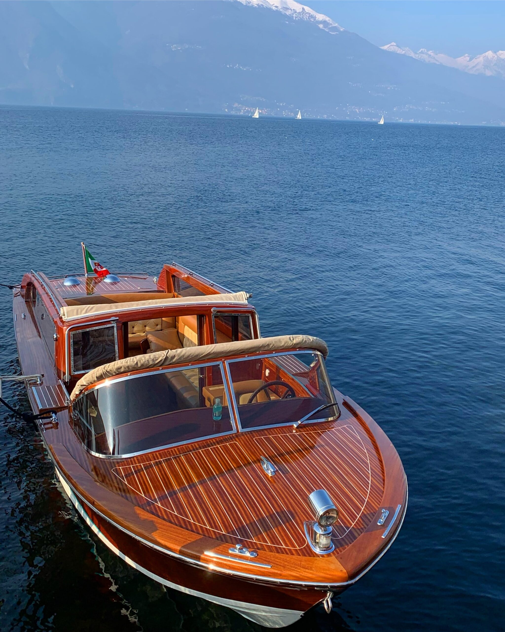 Boat: Classic vessel, Lake Como, Wooden ship. 2050x2560 HD Background.