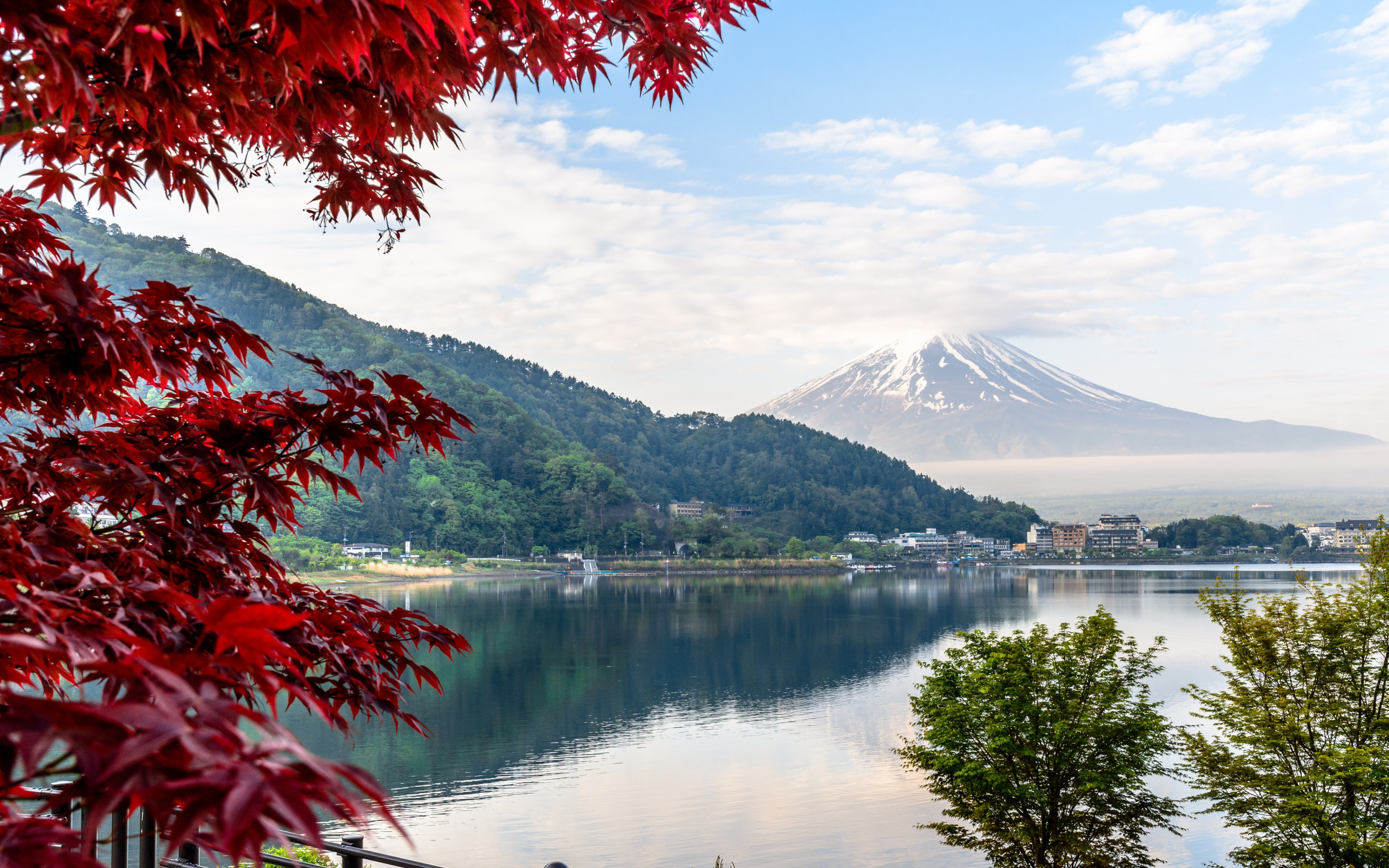 Mount Fuji, Japan's pride, Majestic peak, Scenic landscapes, 2880x1800 HD Desktop