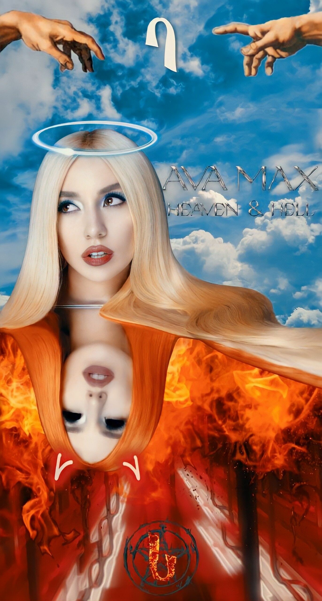 Ava Max: Released her debut studio album, Heaven and Hell, in September 2020. 1380x2560 HD Wallpaper.