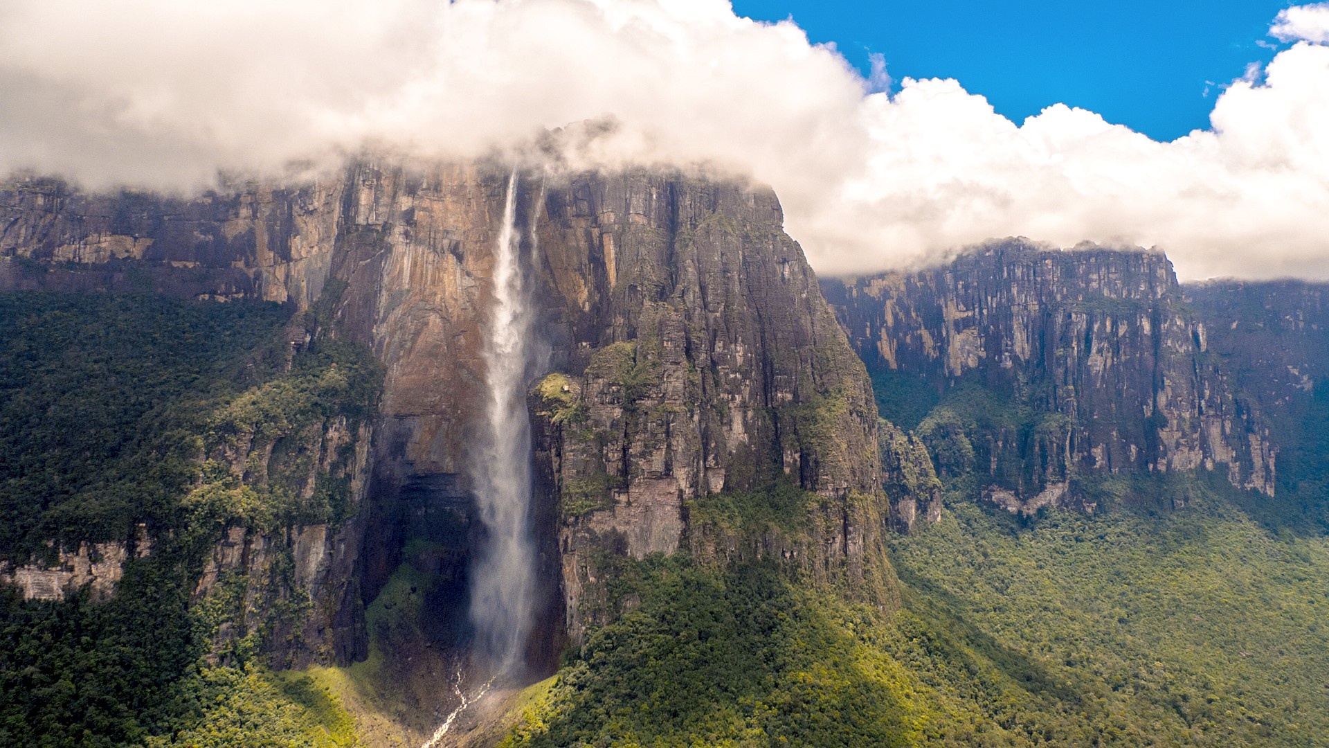 Canaima National Park, Waterfall, Venezuela, Adventure, 1920x1080 Full HD Desktop