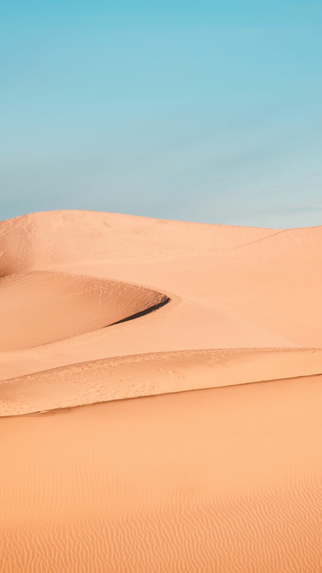 Desert: Dunes, Erg, Aeolian landform, Natural environment. 1080x1920 Full HD Background.