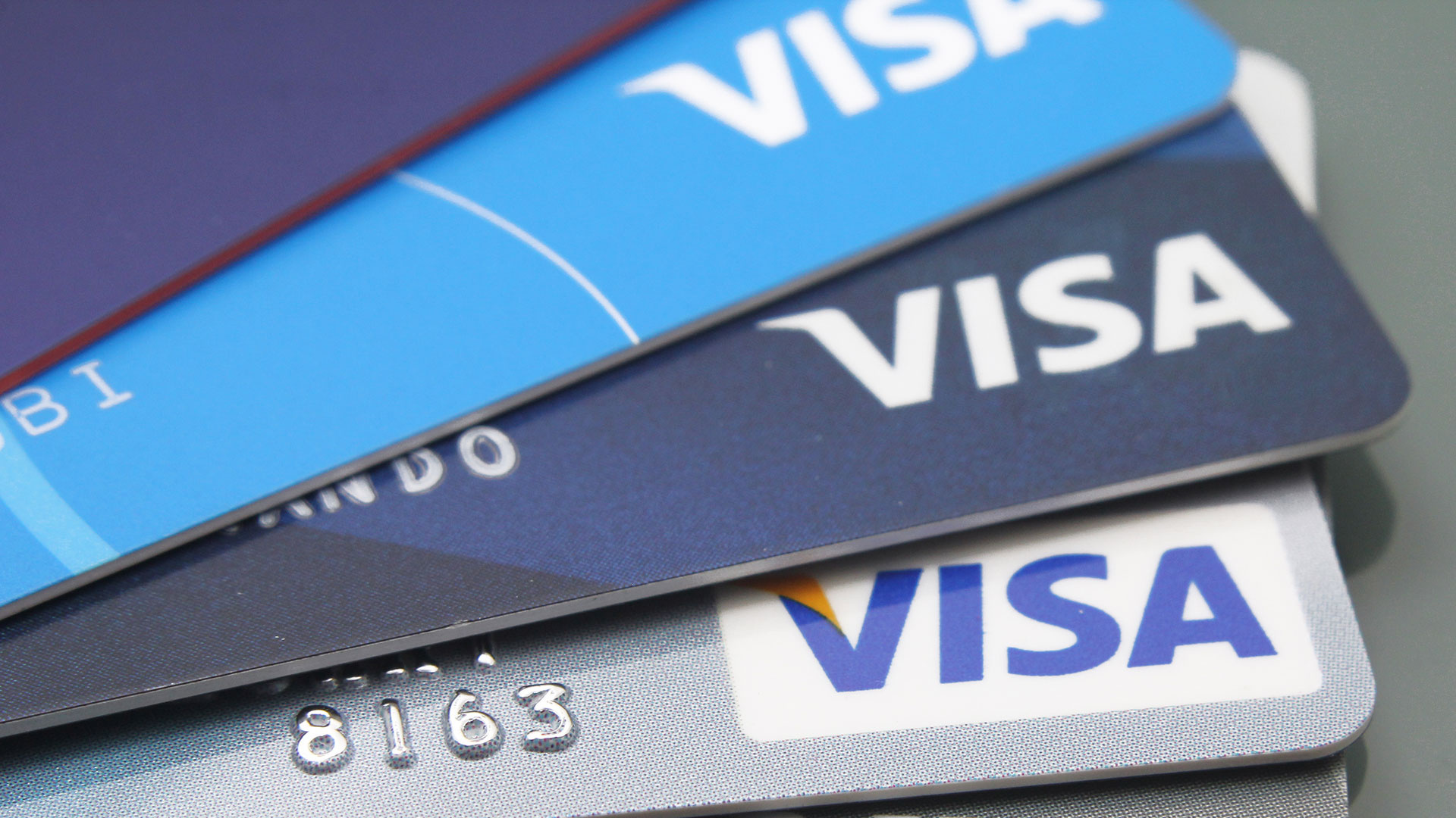 Visa (Card): Originally launched in the United States in 1958 as BankAmericard. 1920x1080 Full HD Background.