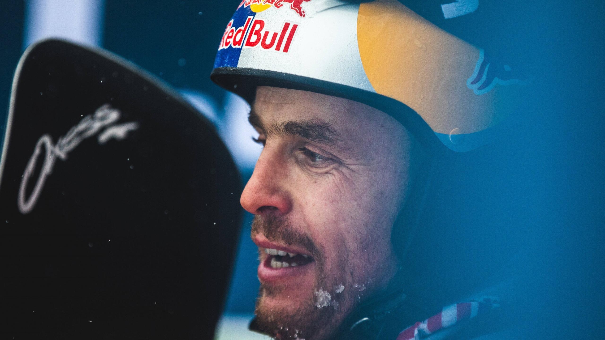Roland Fischnaller, Pyeongchang triumph, Giant slalom victory, Eurosport coverage, 2560x1440 HD Desktop