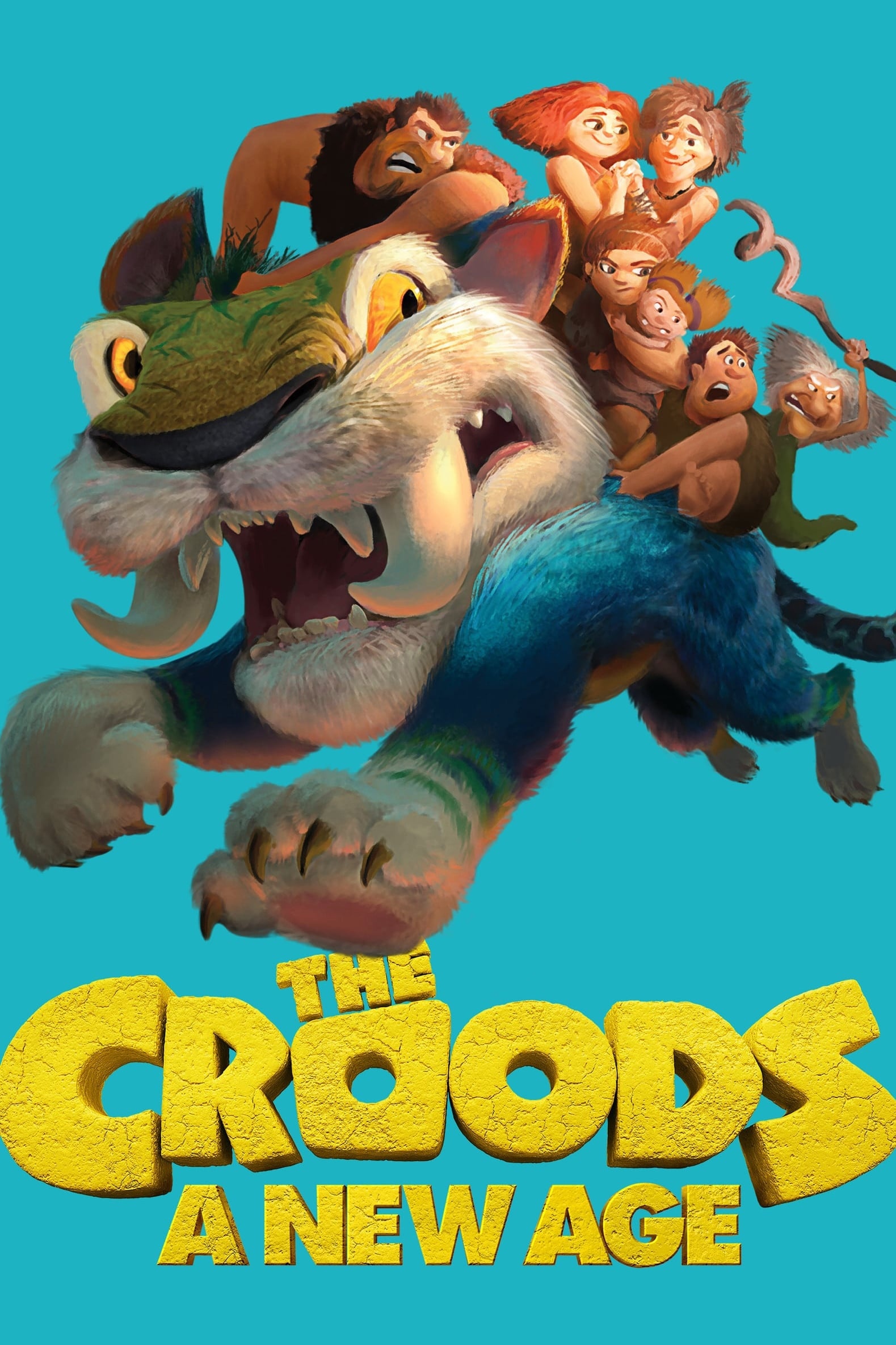 The Croods: A New Age animation, 2020 posters, Movie database, 1580x2370 HD Handy