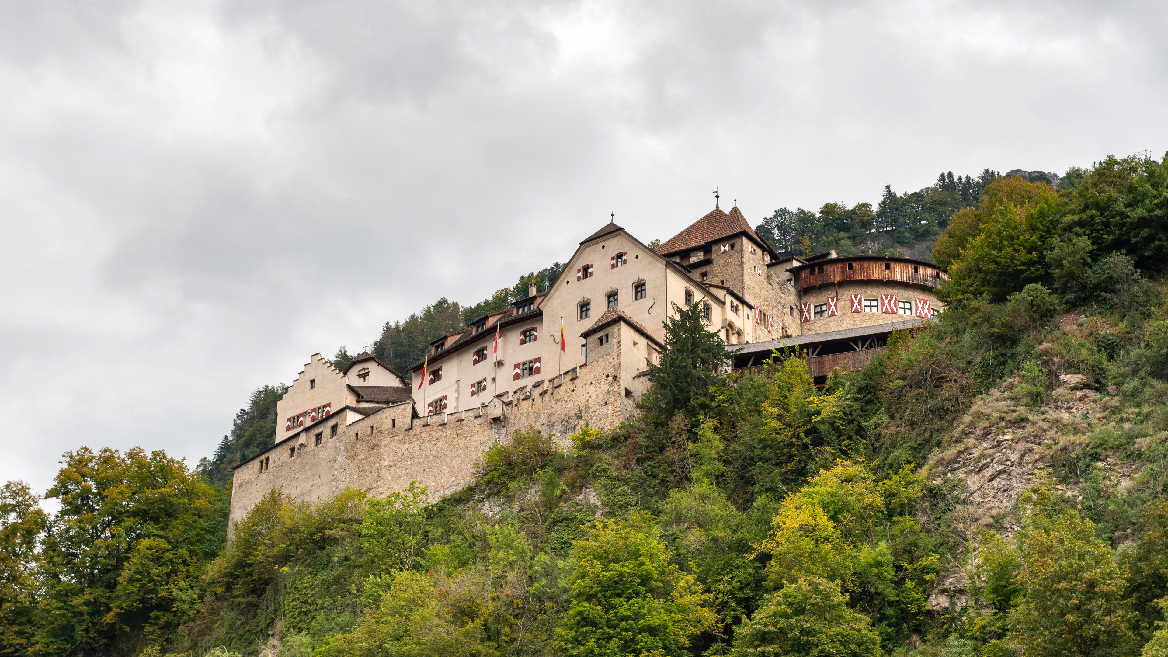 Vaduz Castle, Liechtenstein, European castles, 3840x2160 4K Desktop