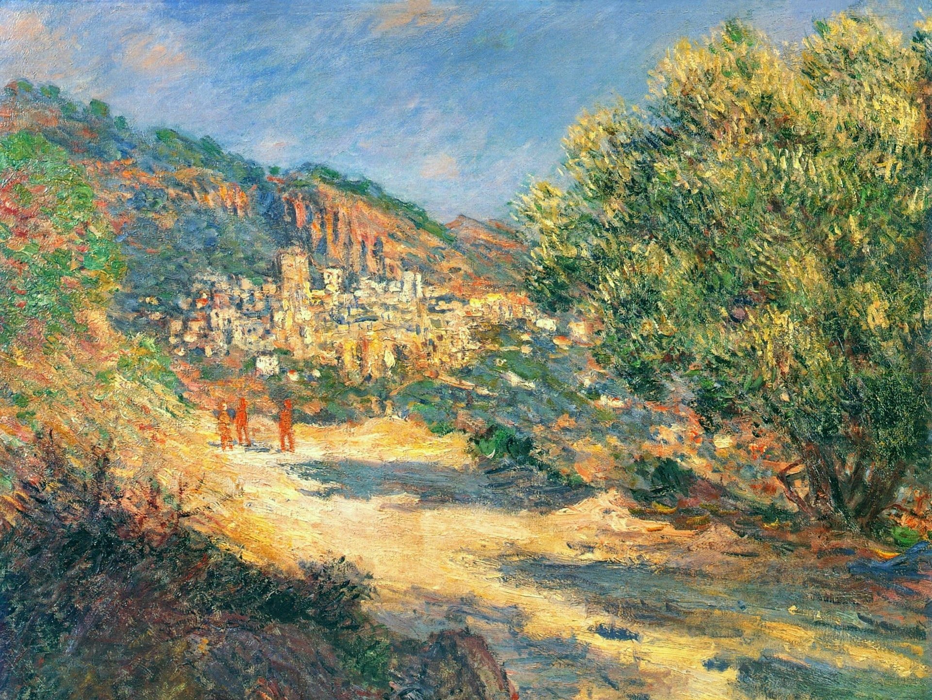 The Road to Monte Carlo, Impressionist Wallpaper, 1920x1450 HD Desktop