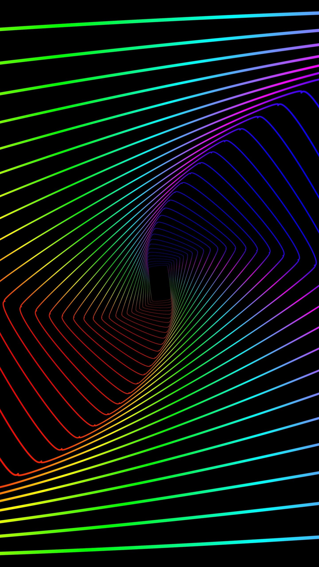 Colorful lines, Swirl abstract, Minimal wallpaper, Abstract 4K, 1080x1920 Full HD Phone