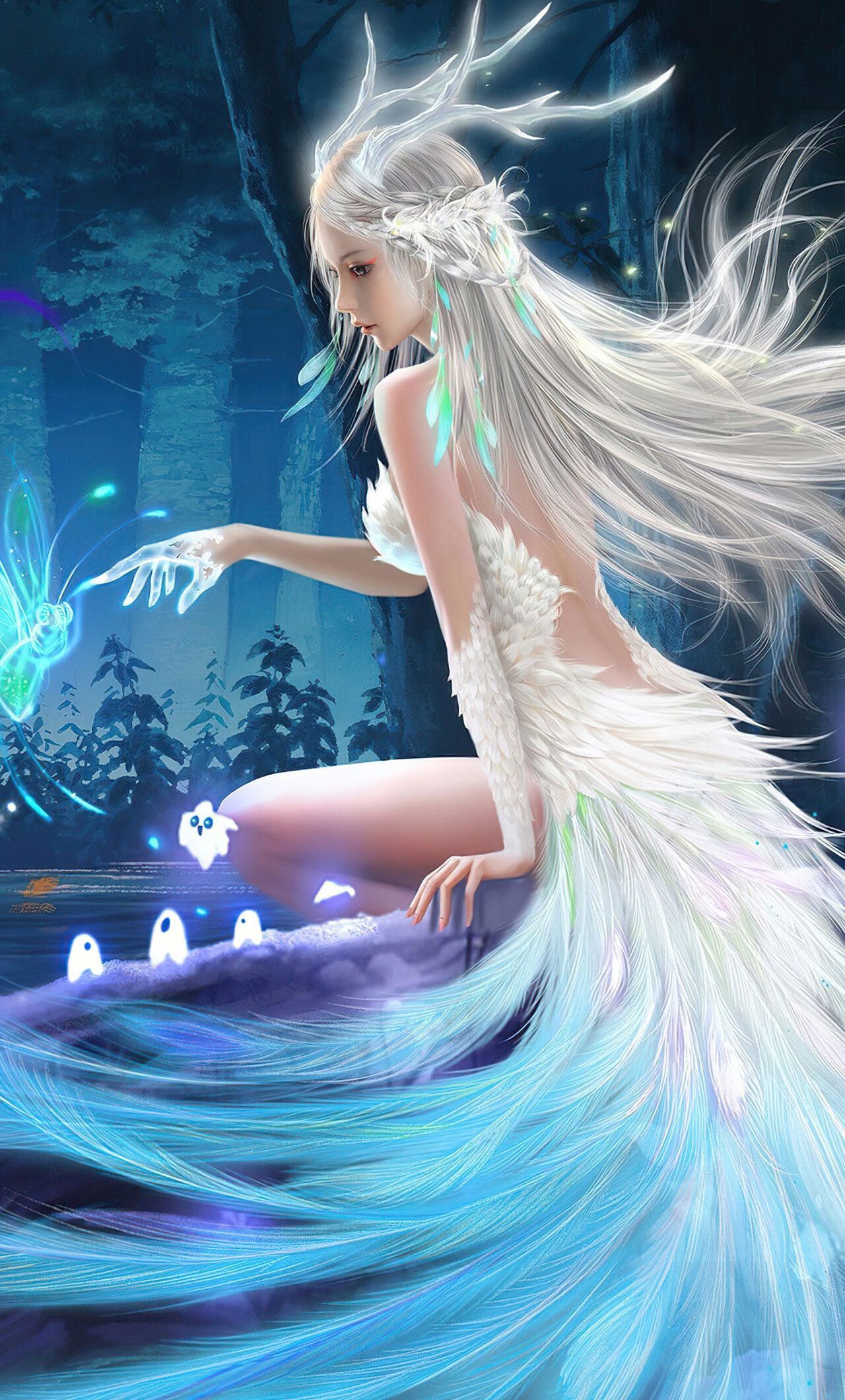 Fairy: A legendary creature who collects teeth as children lose them, offering coins in exchange. 1280x2120 HD Wallpaper.
