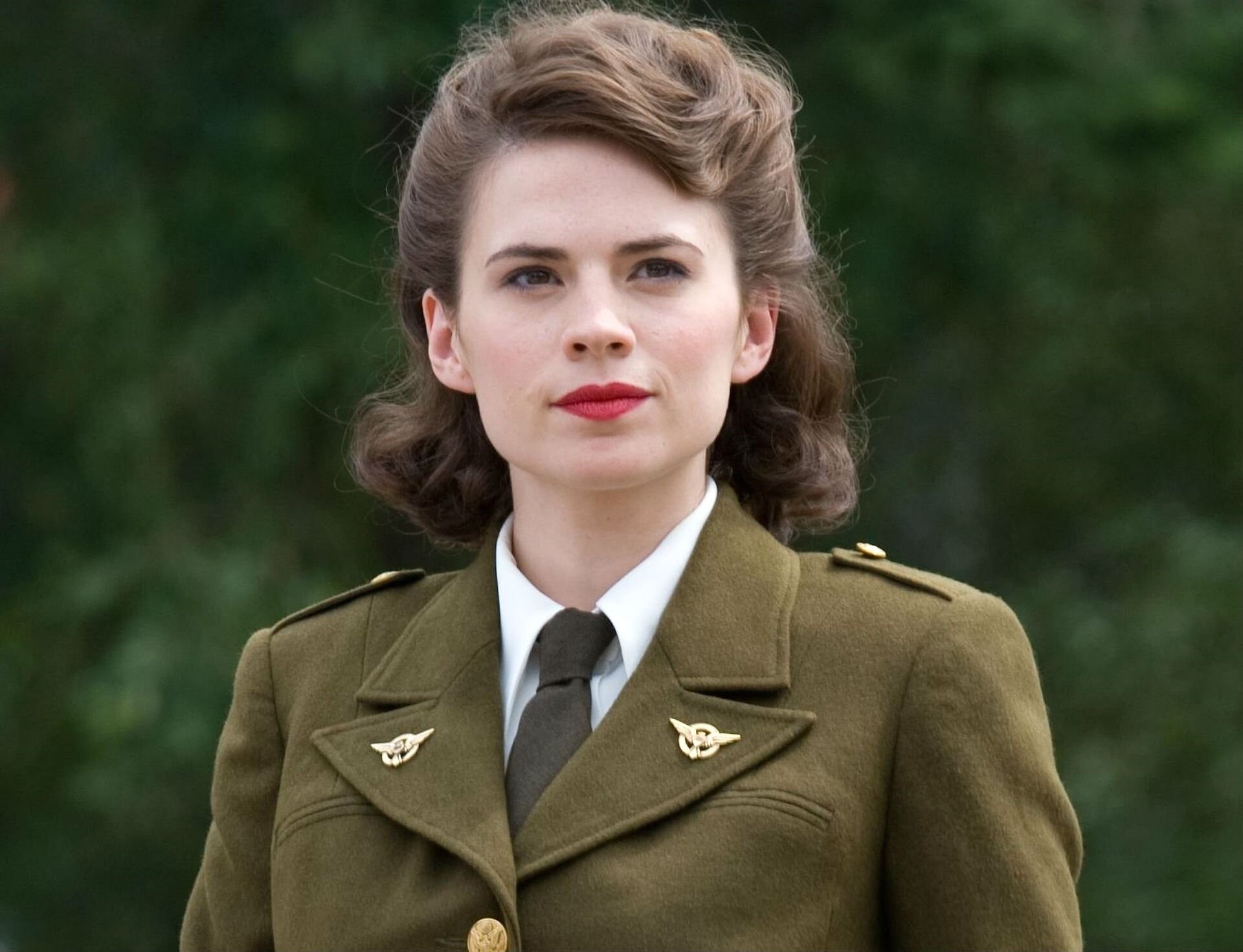 Hayley Atwell: British actress who portrayed Agent Peggy Carter in the 2011 superhero film Captain America: The First Avenger. 1920x1480 HD Wallpaper.