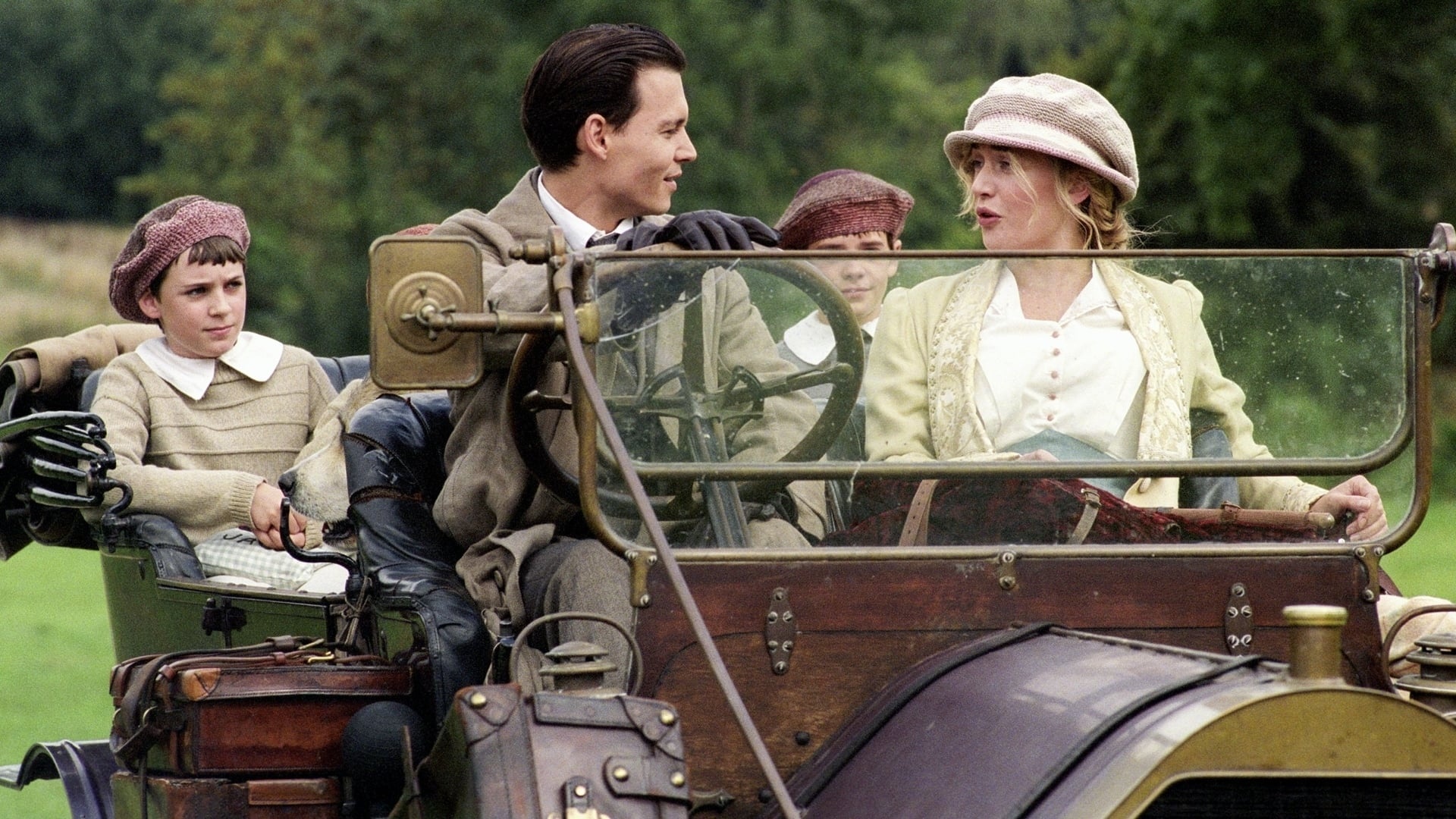 Finding Neverland: An American actor and musician, Johnny Depp as J. M. Barrie. 1920x1080 Full HD Wallpaper.