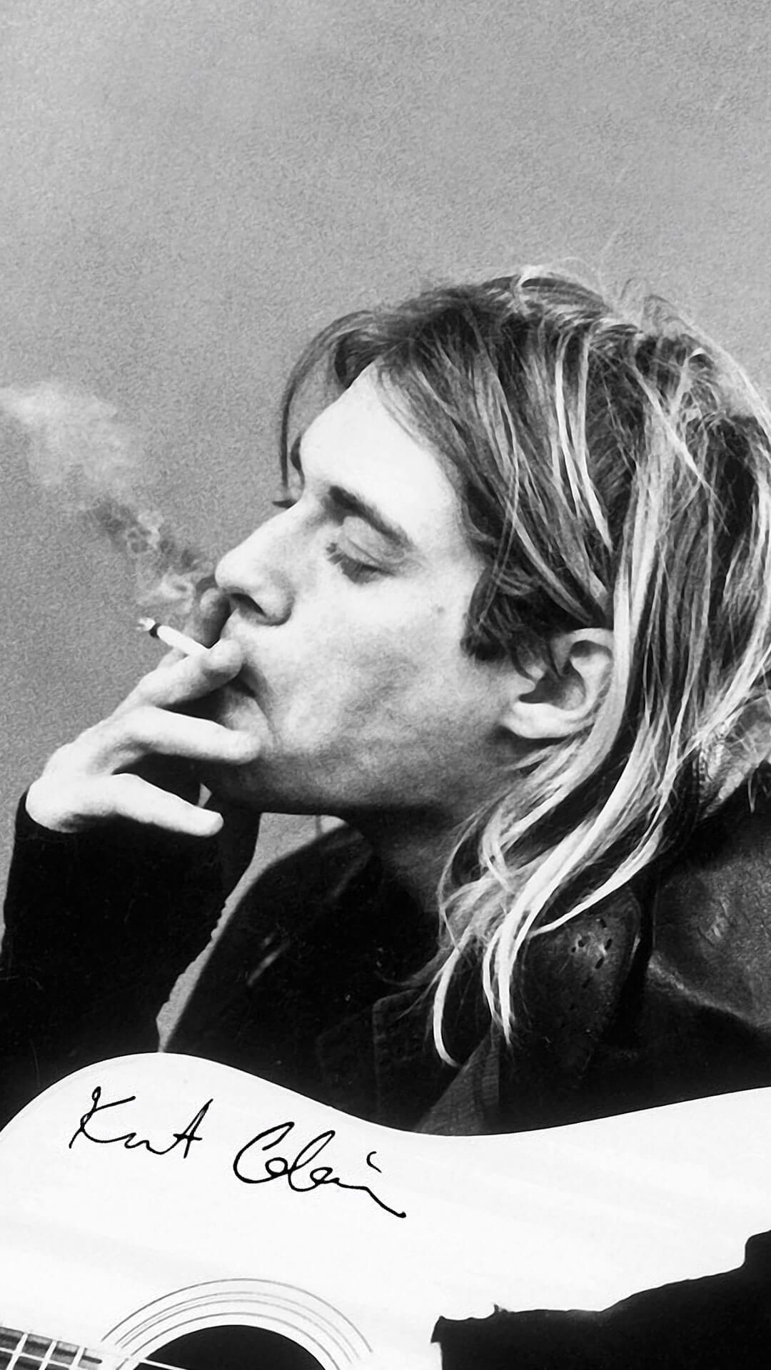 Kurt Cobain, Short hairstyles inspiration, 1080x1920 Full HD Phone