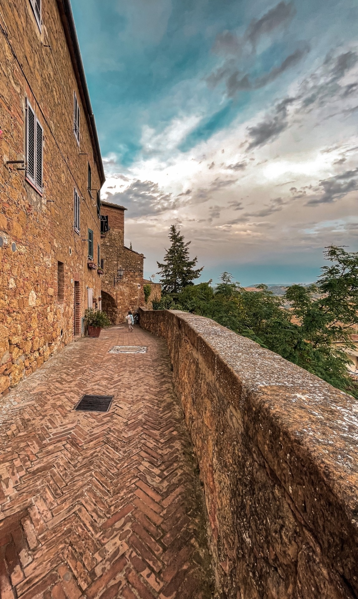 Entdecken Sie den Charme von Borgo di Pienza, 1150x1920 HD Handy