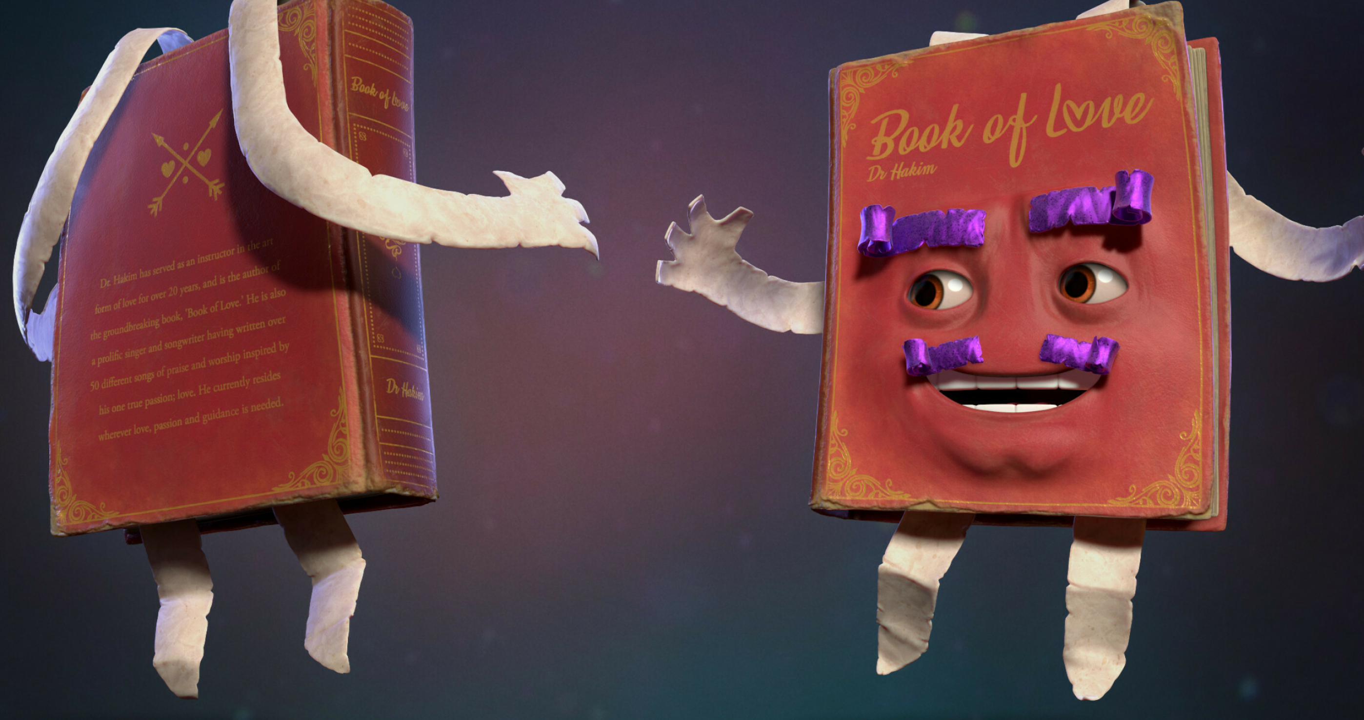 It Takes Two: Dr. Hakim, The Book of Love, Video game. 2800x1480 HD Background.