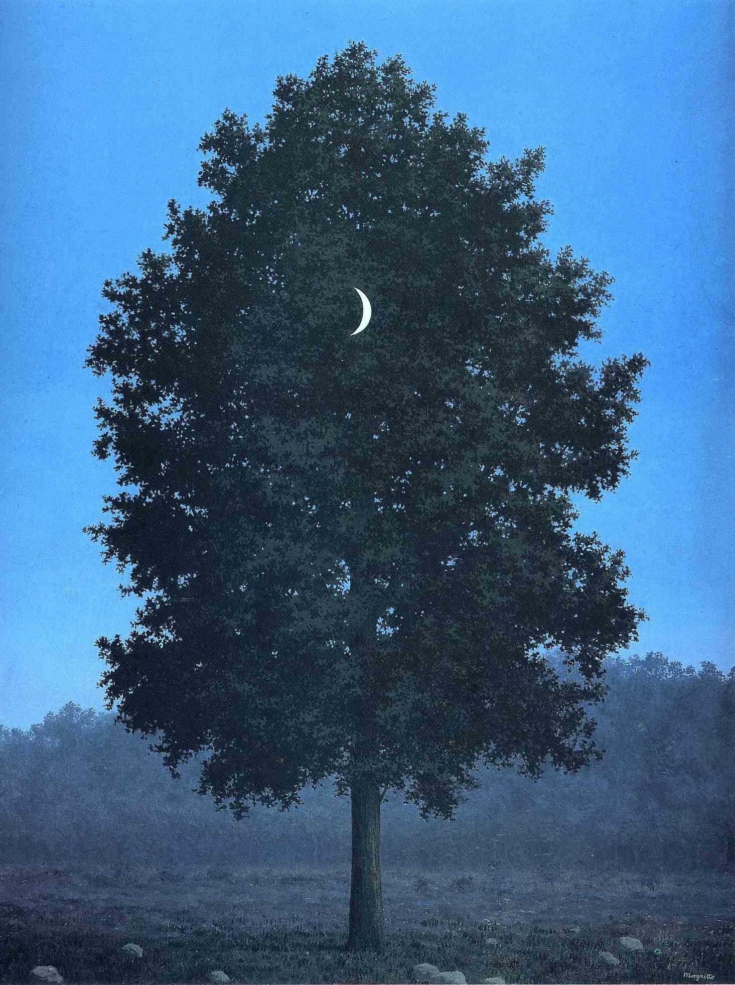 Rene Magritte, Surrealist painter, Conceptual art, Enigmatic symbolism, 1470x1970 HD Handy