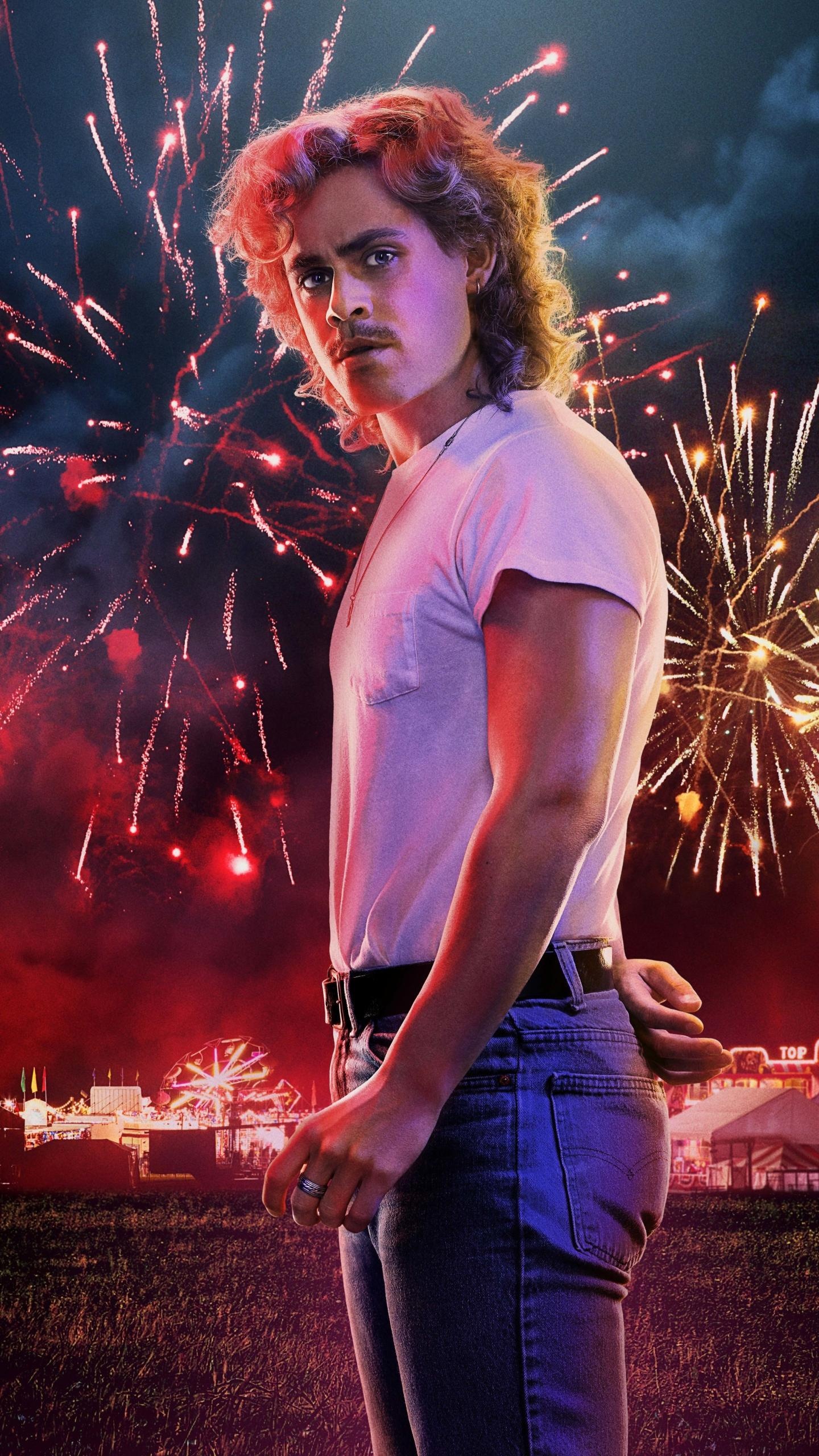 Dacre Montgomery, Stranger Things 3, Wallpapers, 1440x2560 HD Handy
