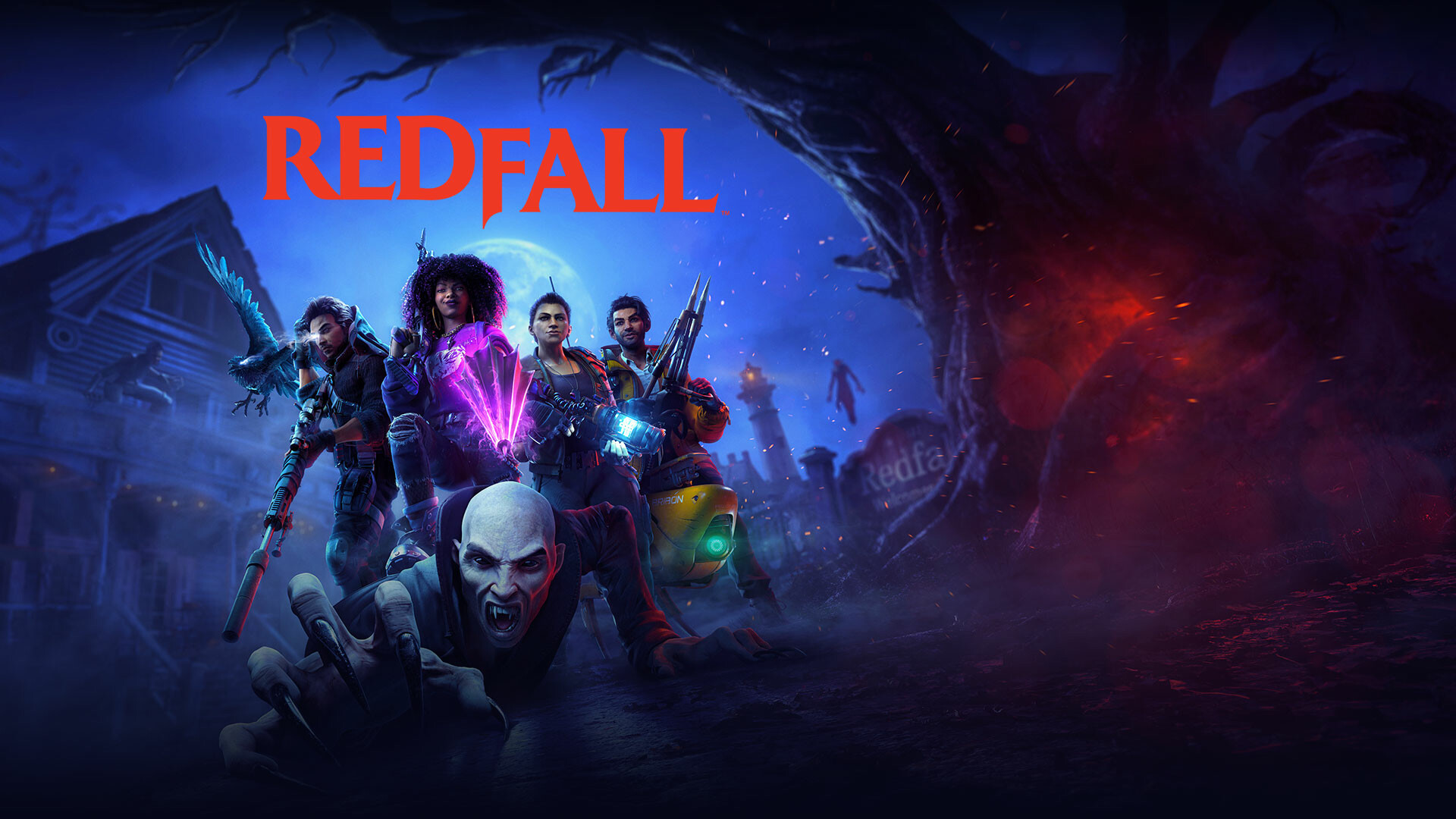 Redfall: Arkane's long-rumored vampire game, Xbox. 1920x1080 Full HD Background.
