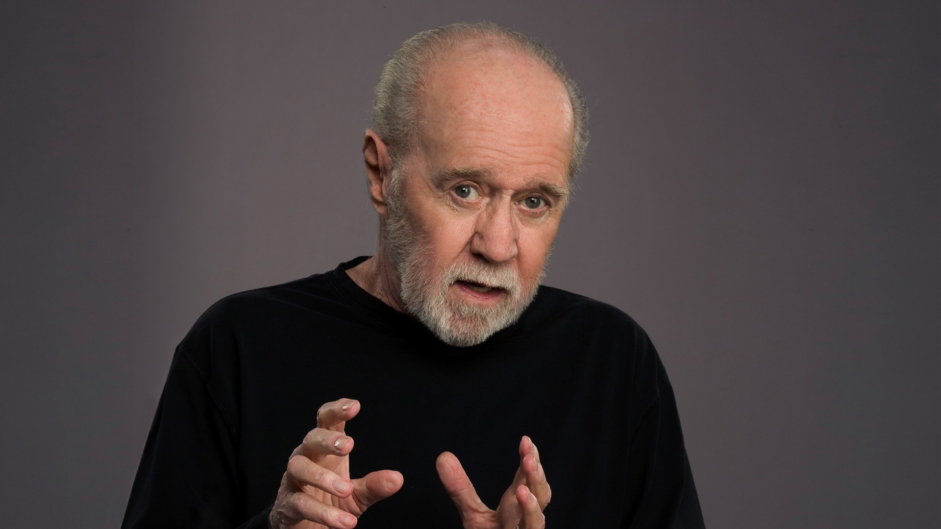 George Carlin: The 1997 American Comedy Award for Funniest Male Performer in a TV Special. 1920x1080 Full HD Wallpaper.