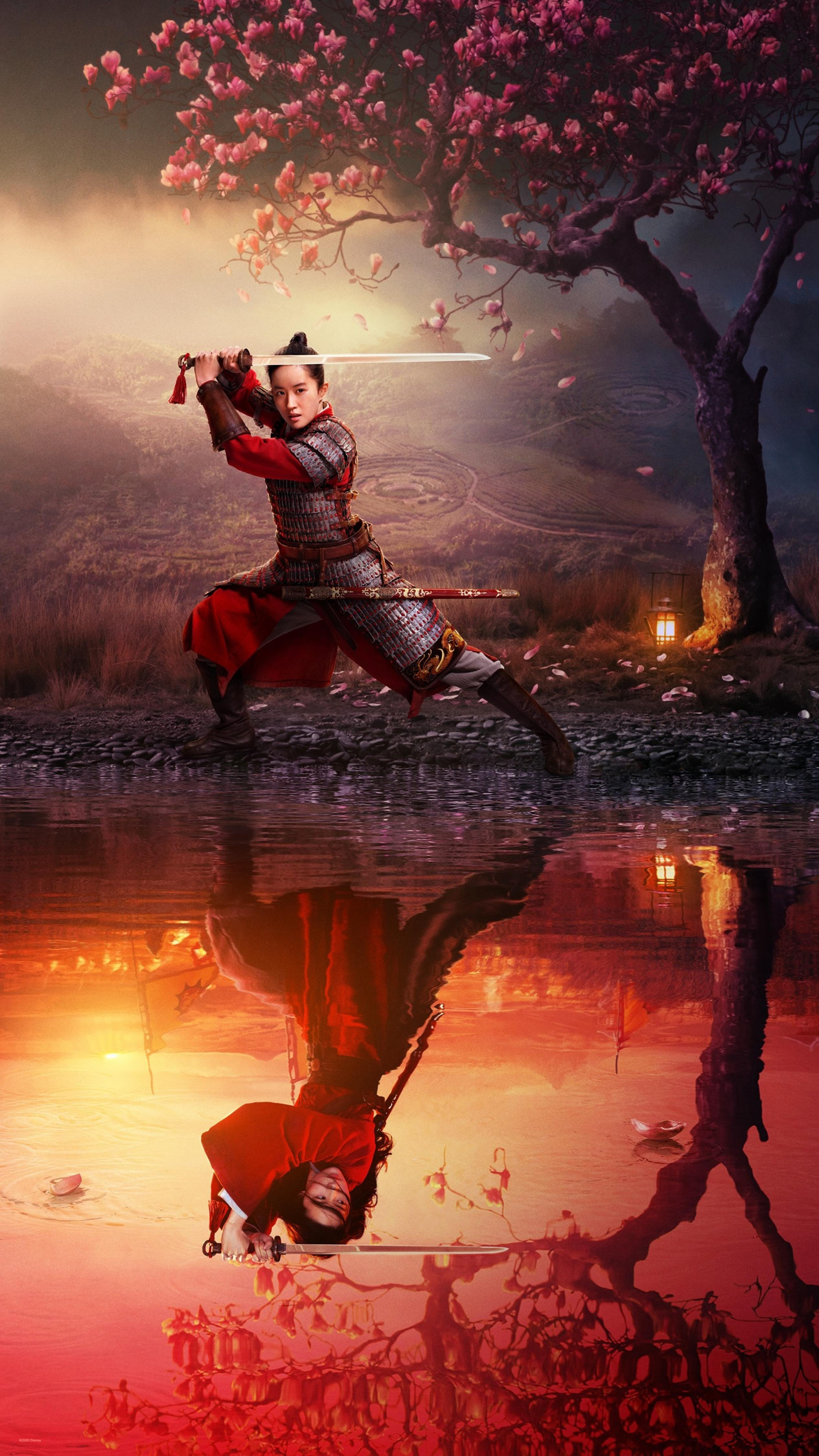 Mulan (Movie): Director Niki Caro's live-action take on the classic story of a young Chinese woman. 2160x3840 4K Wallpaper.