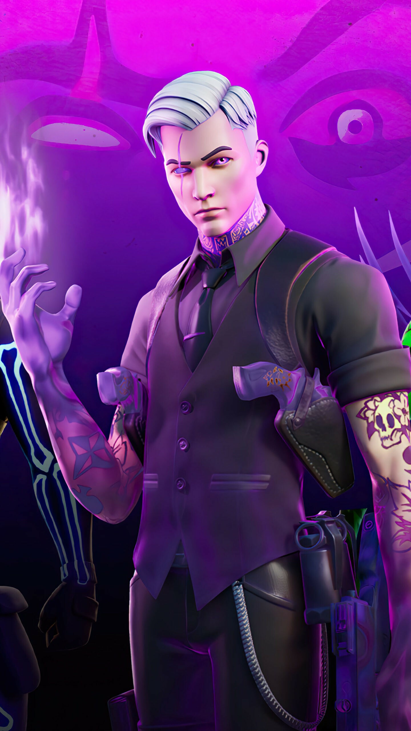 Fortnite: Four modes of play in Battle Royale: Solo, Duo, Trio, and Team, Epic Games. 1440x2560 HD Wallpaper.