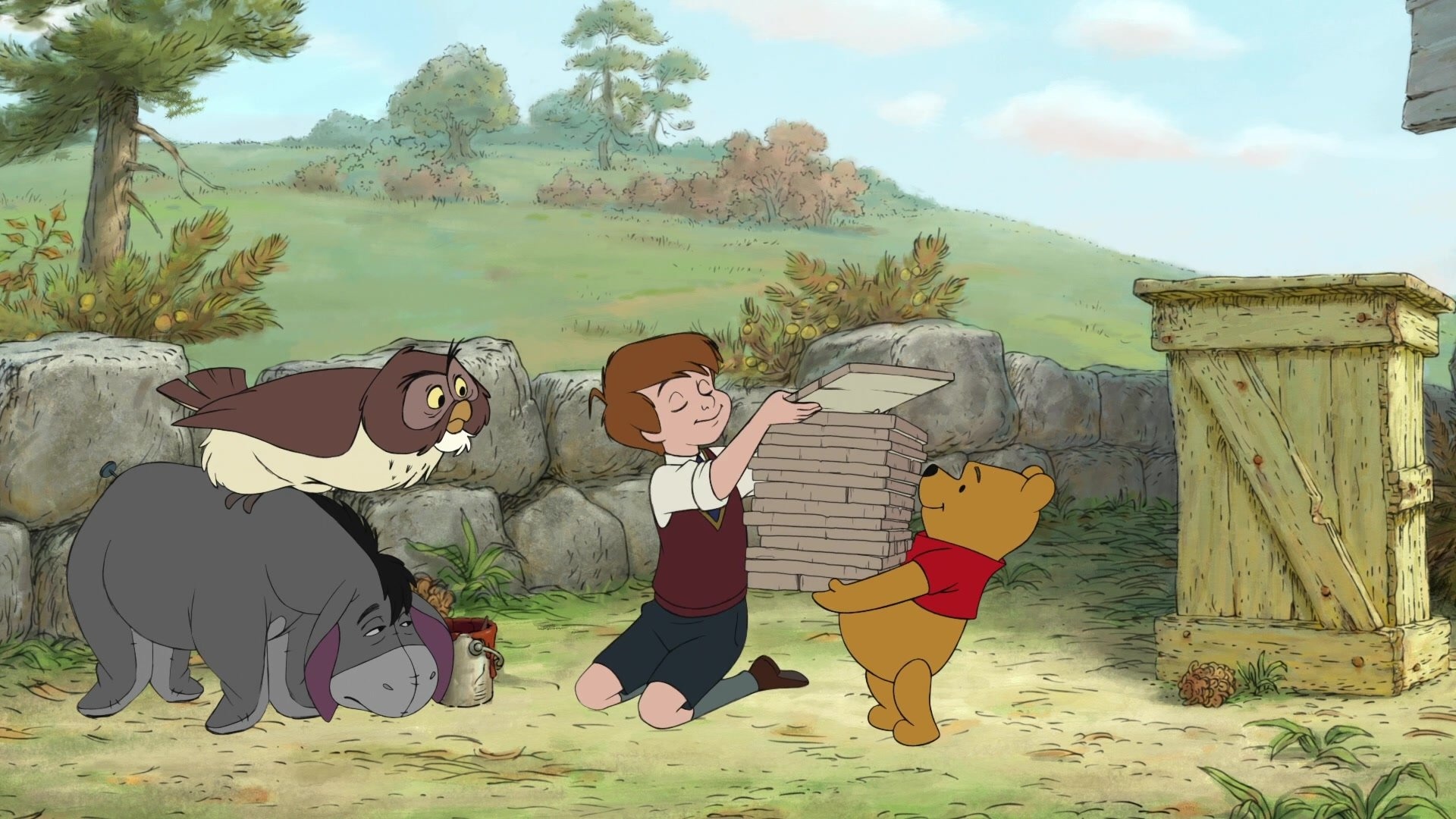 Christopher Robin, Winnie the Pooh image, Image Abyss, 1920x1080 Full HD Desktop