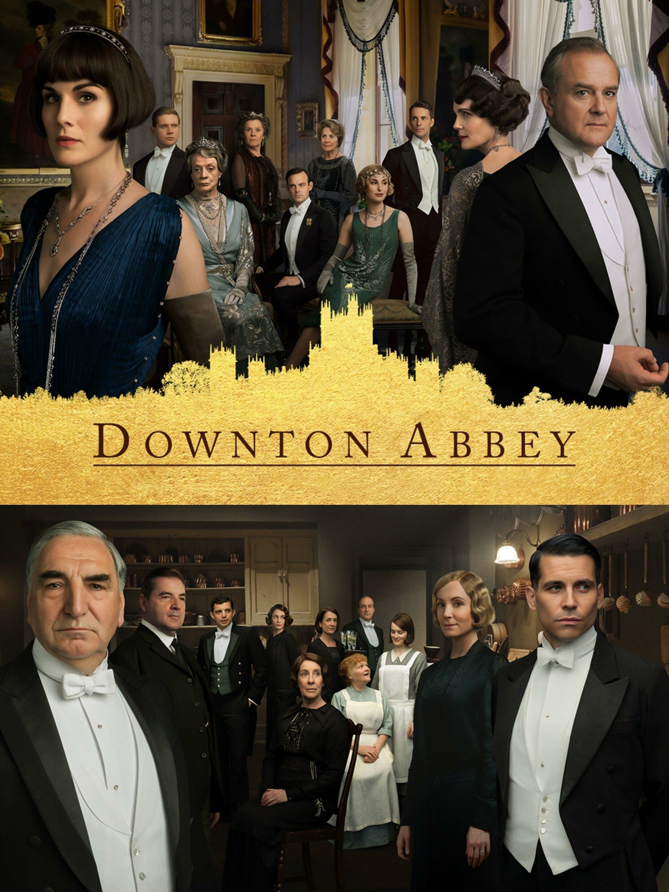 Downton Abbey: PBS supported production of the series as part of its Masterpiece Classic anthology, on 9 January 2011. 2160x2880 HD Background.