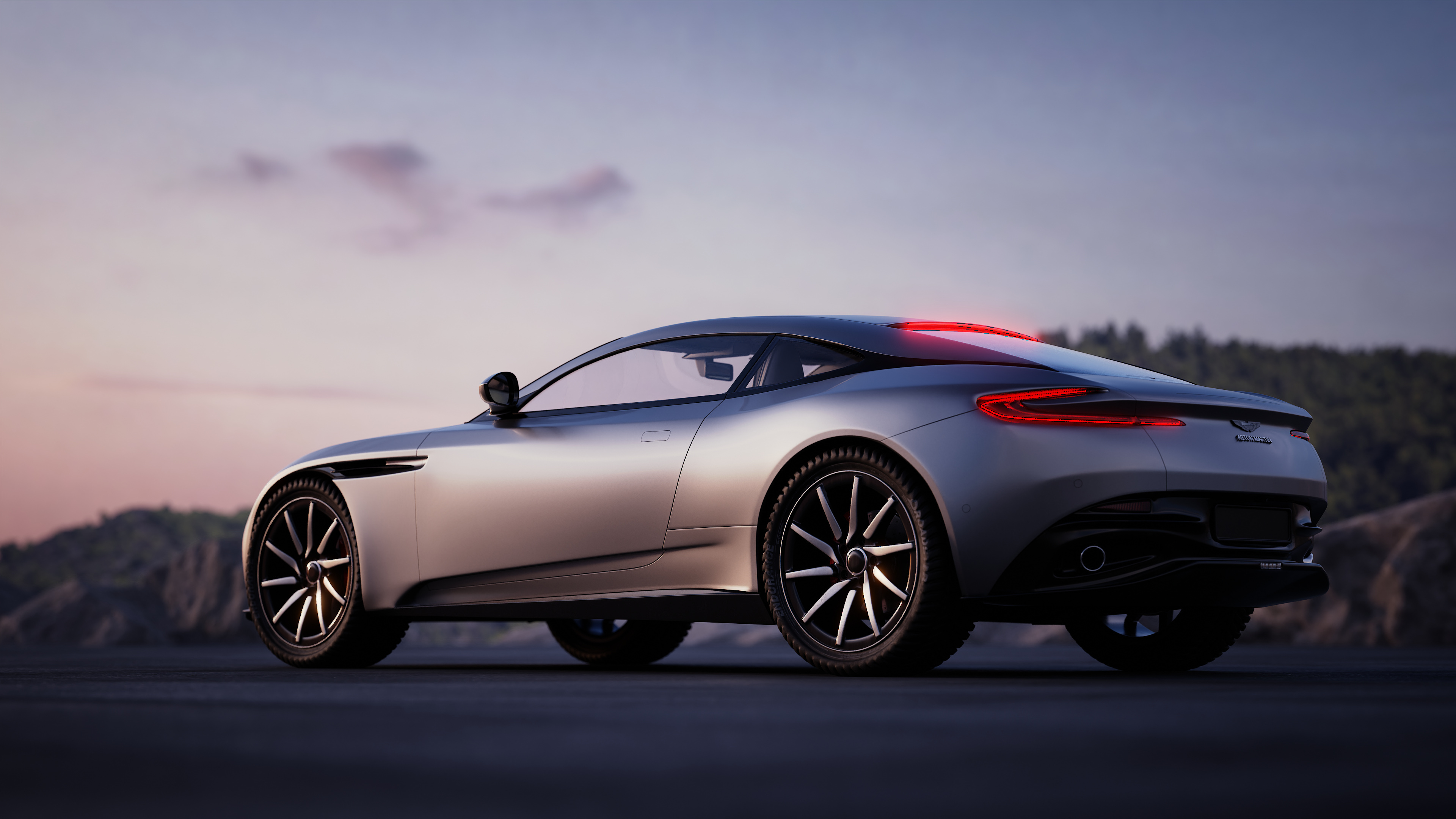 Aston Martin DB11, Finished project showcase, Blender artists community, Stunning results, 3840x2160 4K Desktop