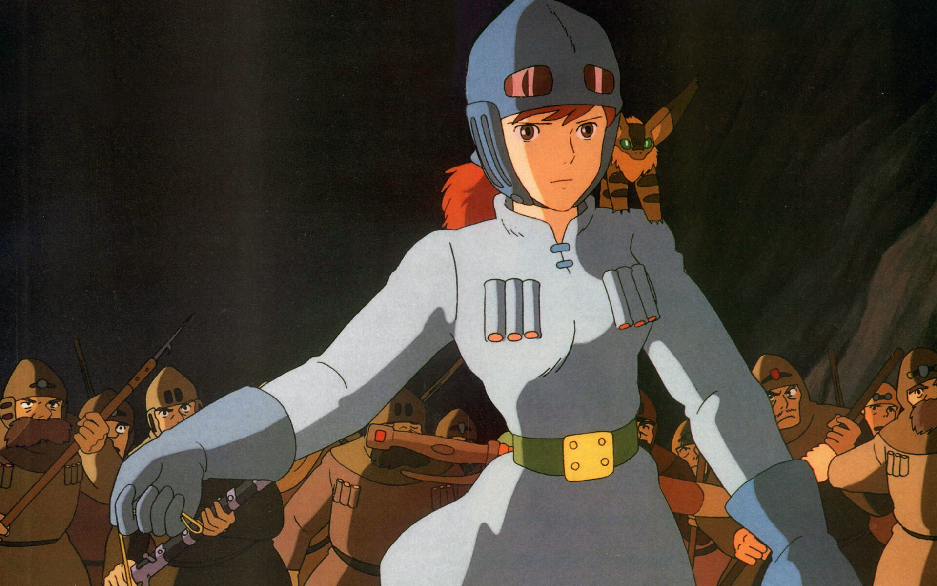 Nausicaa of the Valley of the Wind: Princess, A small corner of a post-apocalyptic world that is dealing with ecological disaster in the form of a toxic jungle that spreads across the land, polluting the air and water. 1920x1200 HD Wallpaper.