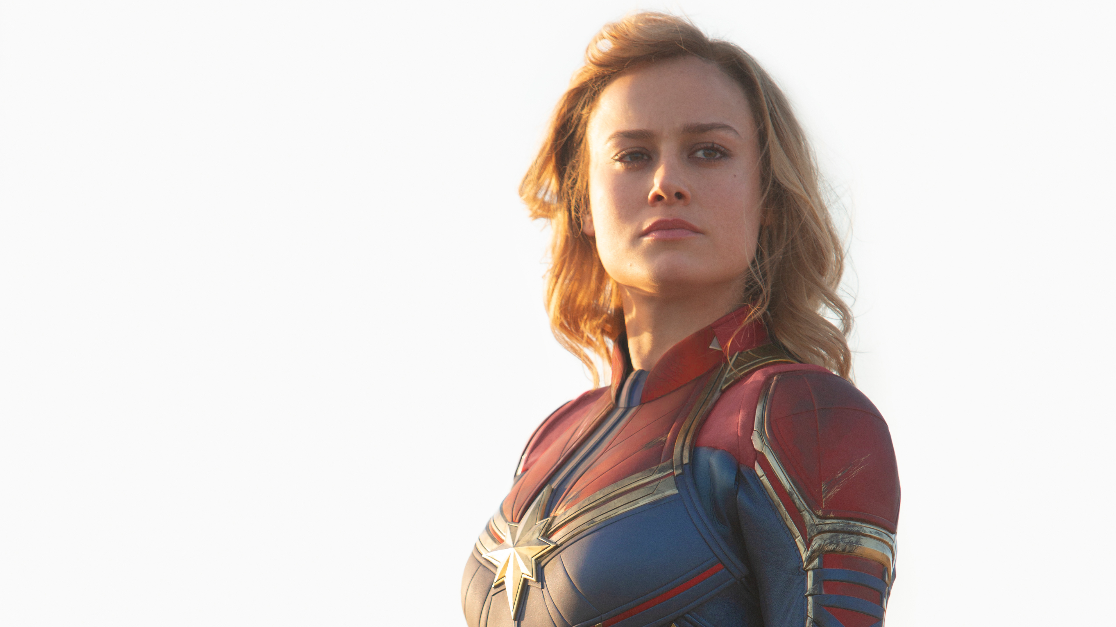 Brie Larson, Captain Marvel, Ultra HD, Background, 3840x2160 4K Desktop