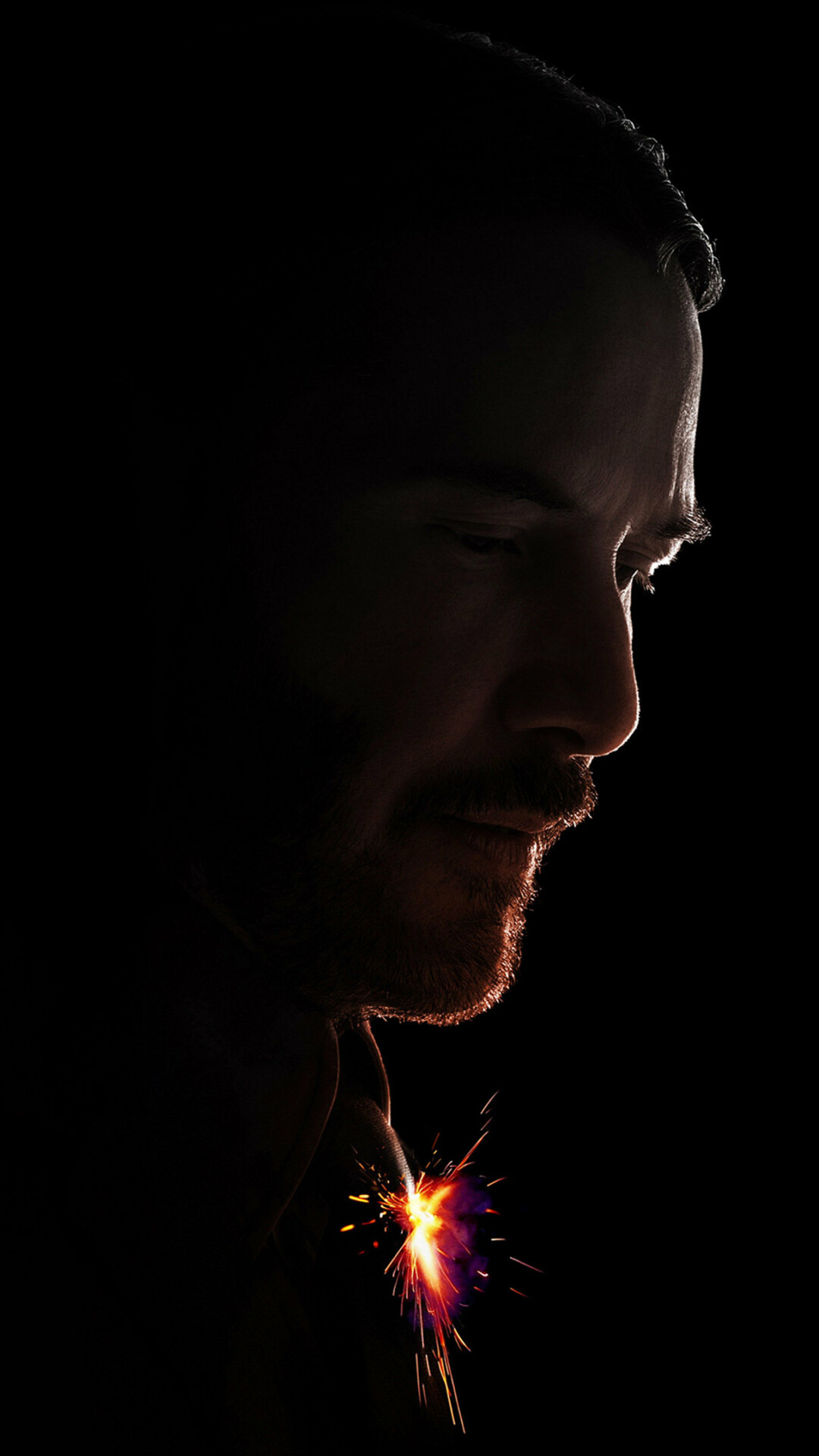 Keanu Reeves: One of the most recognizable film actors in the world, The John Wick franchise, Matrix movies. 1080x1920 Full HD Wallpaper.