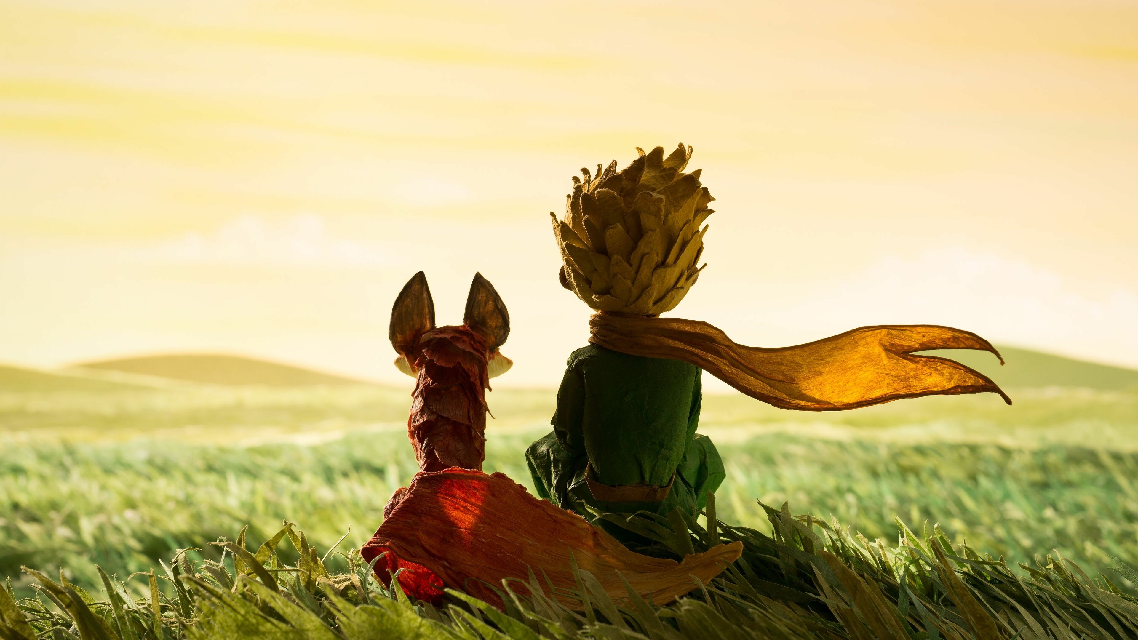 The Little Prince: A 2015 French animated fantasy adventure drama film directed by Mark Osborne and based on the 1943 novella of the same name by Antoine de Saint-Exupery. 3840x2160 4K Wallpaper.