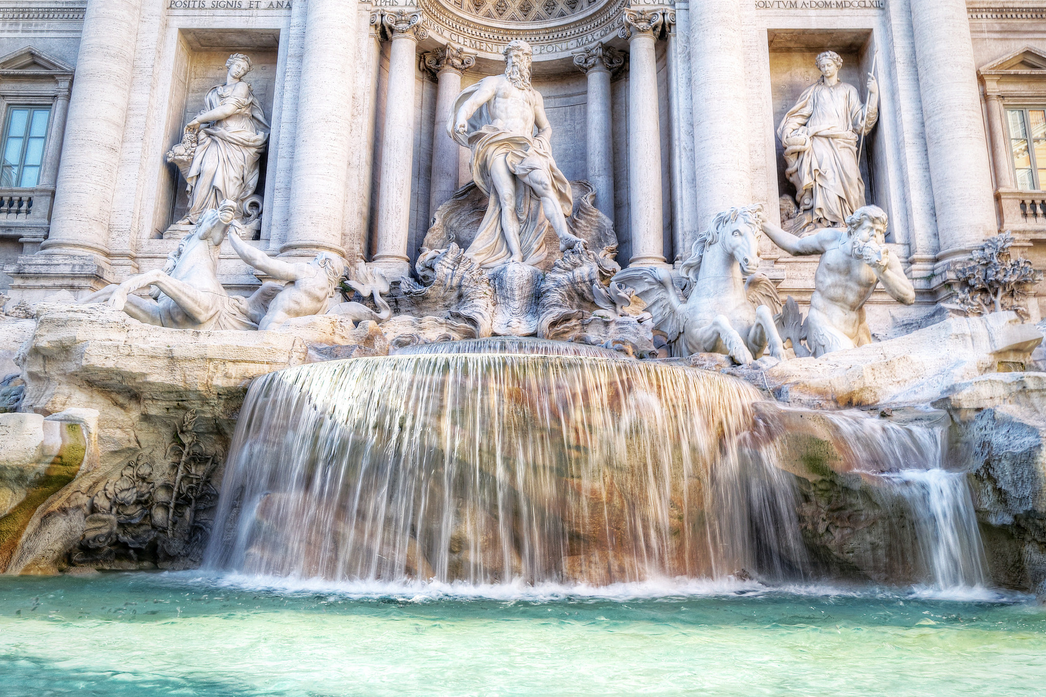 Trevi Fountain Plaza, Rome, Thousand Wonders, Travels, 2050x1370 HD Desktop