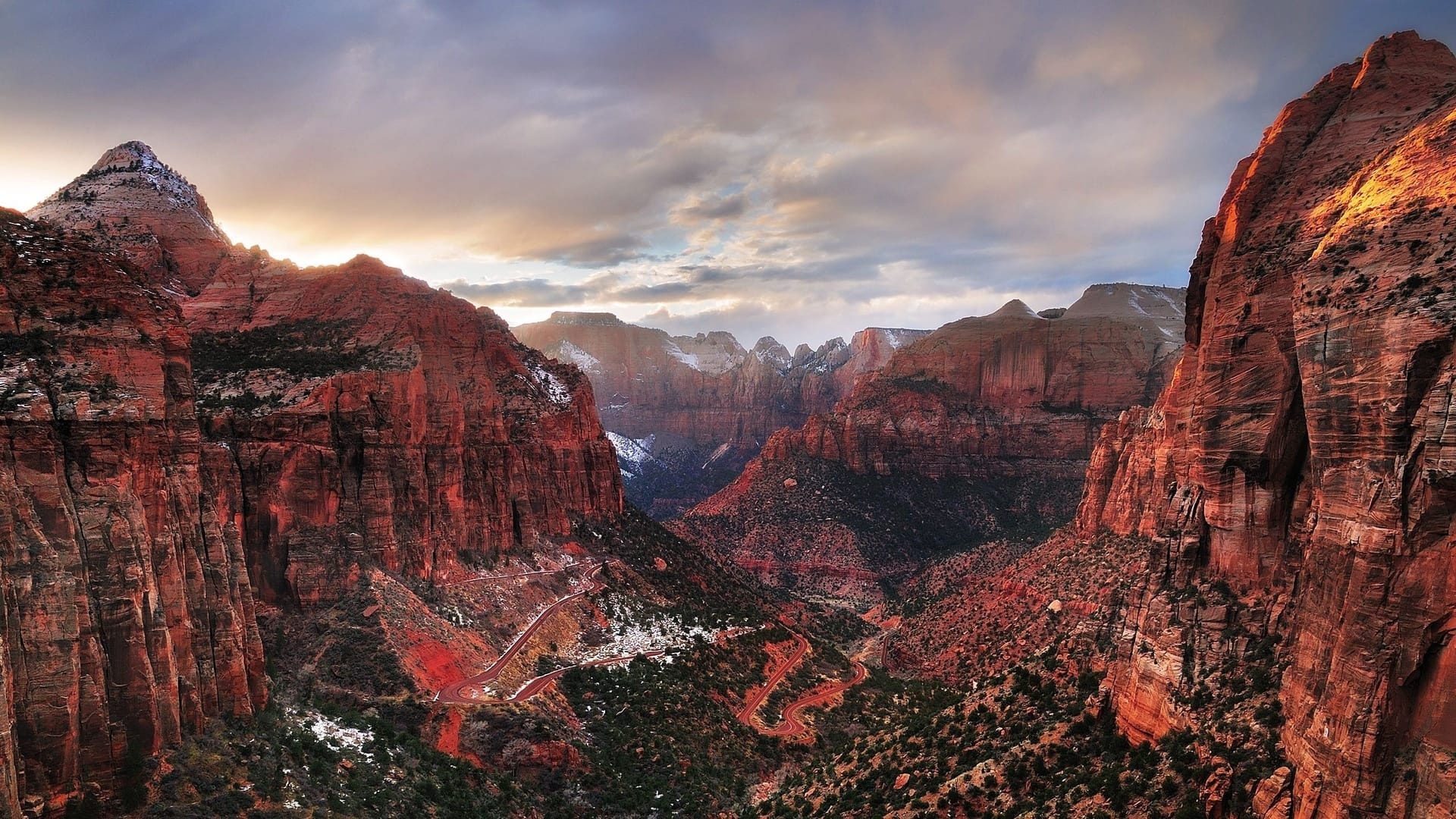 Zion National Park, Windows 10 theme, Natural wonders, Scenic beauty, 1920x1080 Full HD Desktop