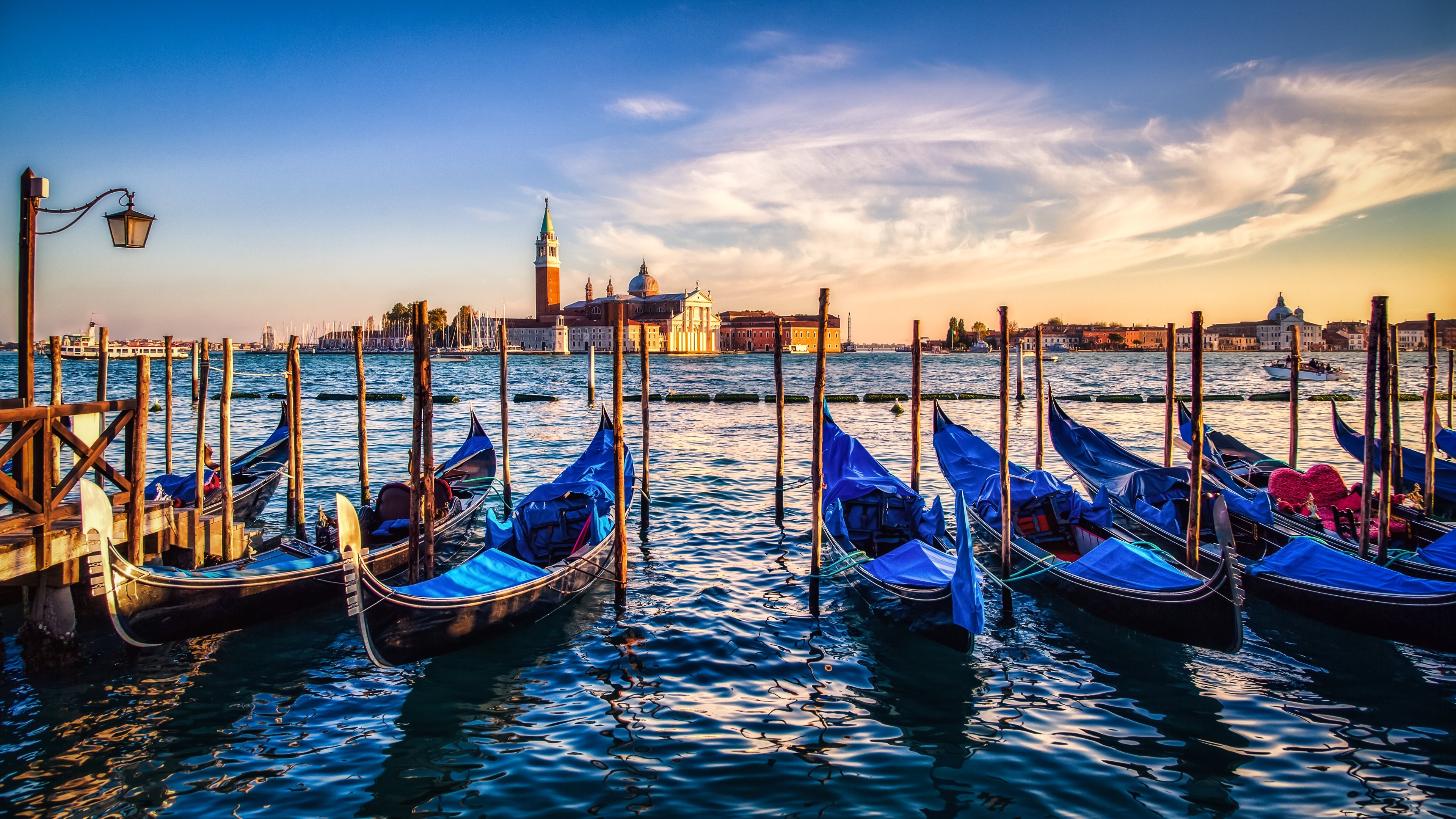 Venice: A staging area for the Crusades and the Battle of Lepanto. 3840x2160 4K Background.