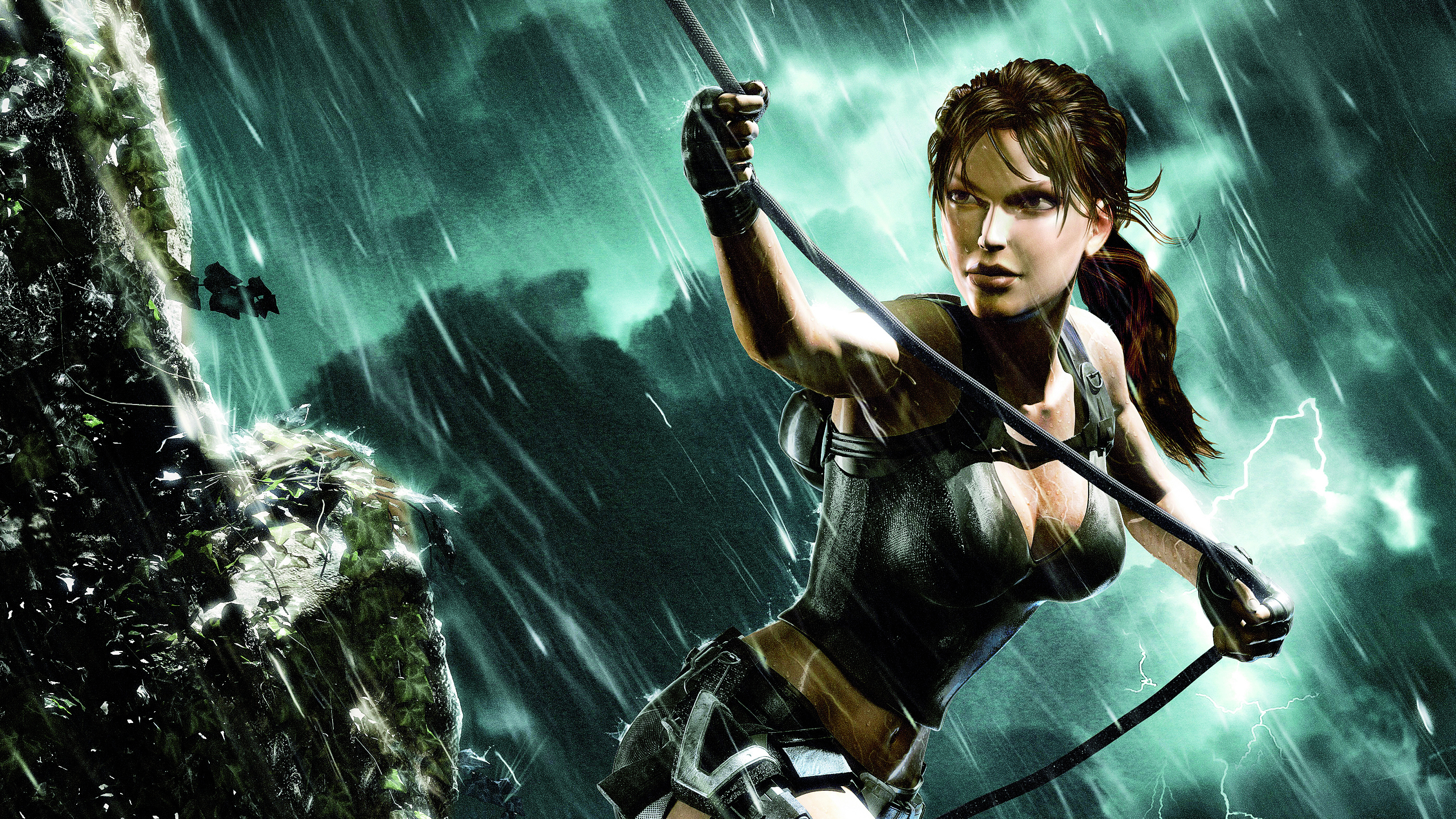 Tomb Raider underworld, Epic gaming moments, HD wallpapers, 3460x1950 HD Desktop