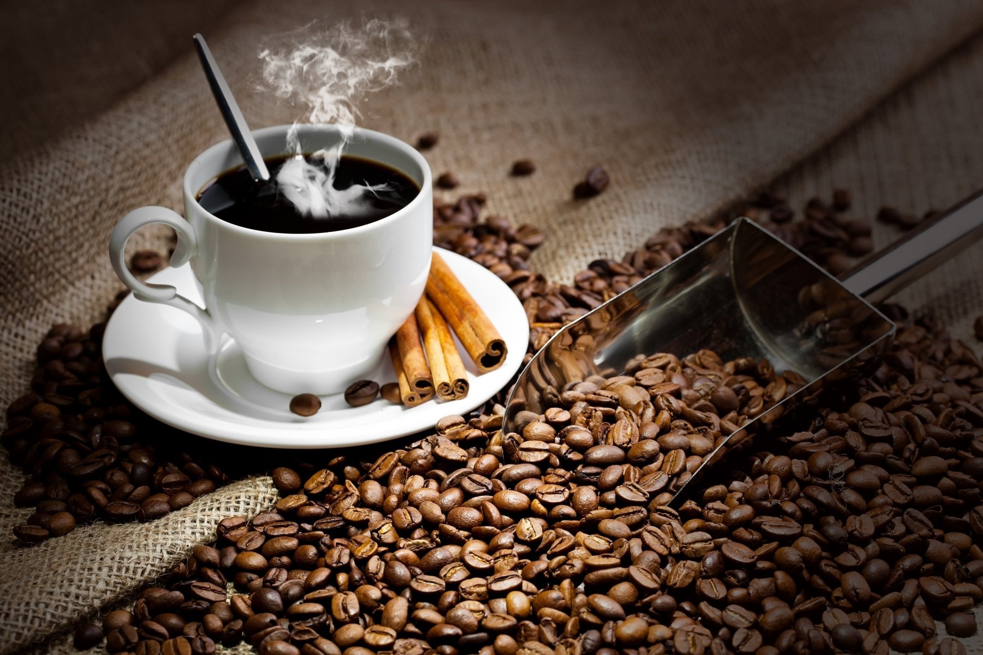 Coffee Beans, Romantic morning, Coffee cup collection, Food, 1920x1280 HD Desktop