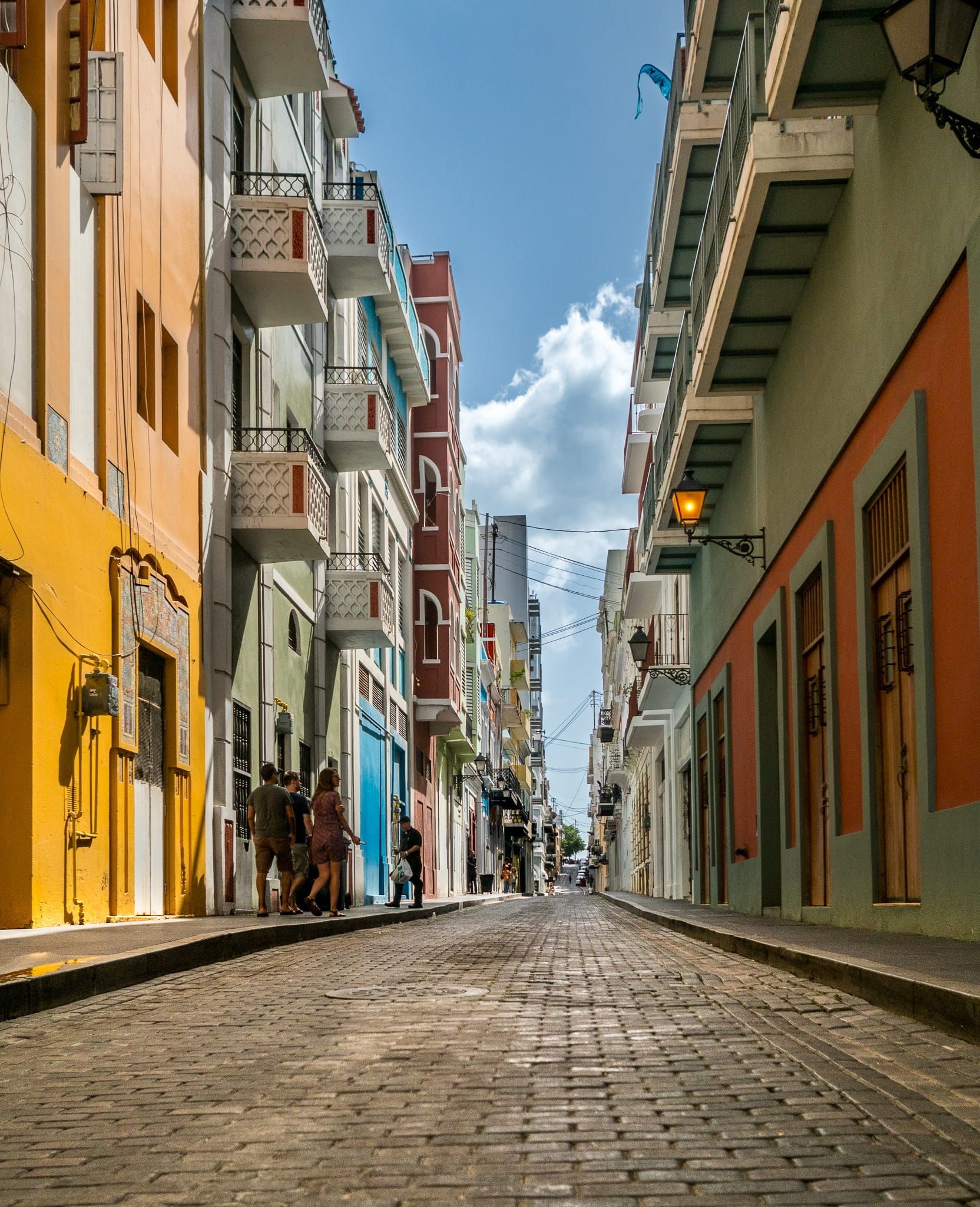 San Juan streets, Cloud city wallpaper, Puerto Rico, 1670x2050 HD Phone